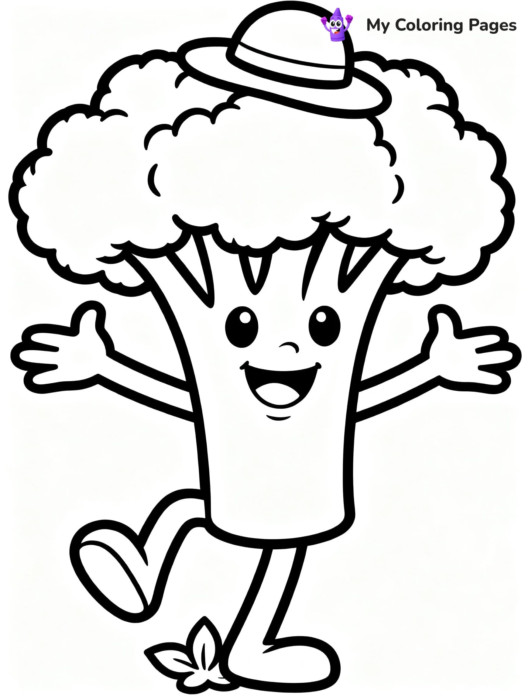 Broccoli Coloring Pages - 20