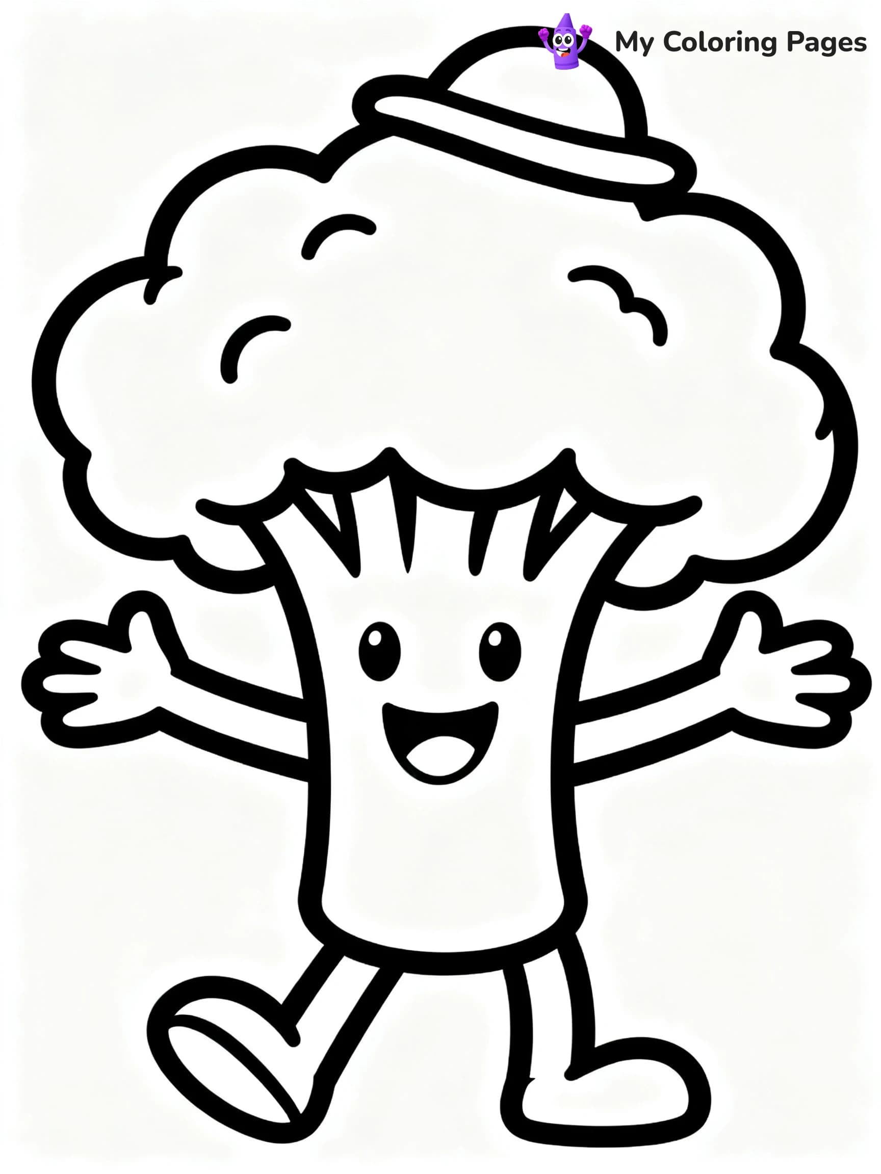 Broccoli Coloring Pages - 19