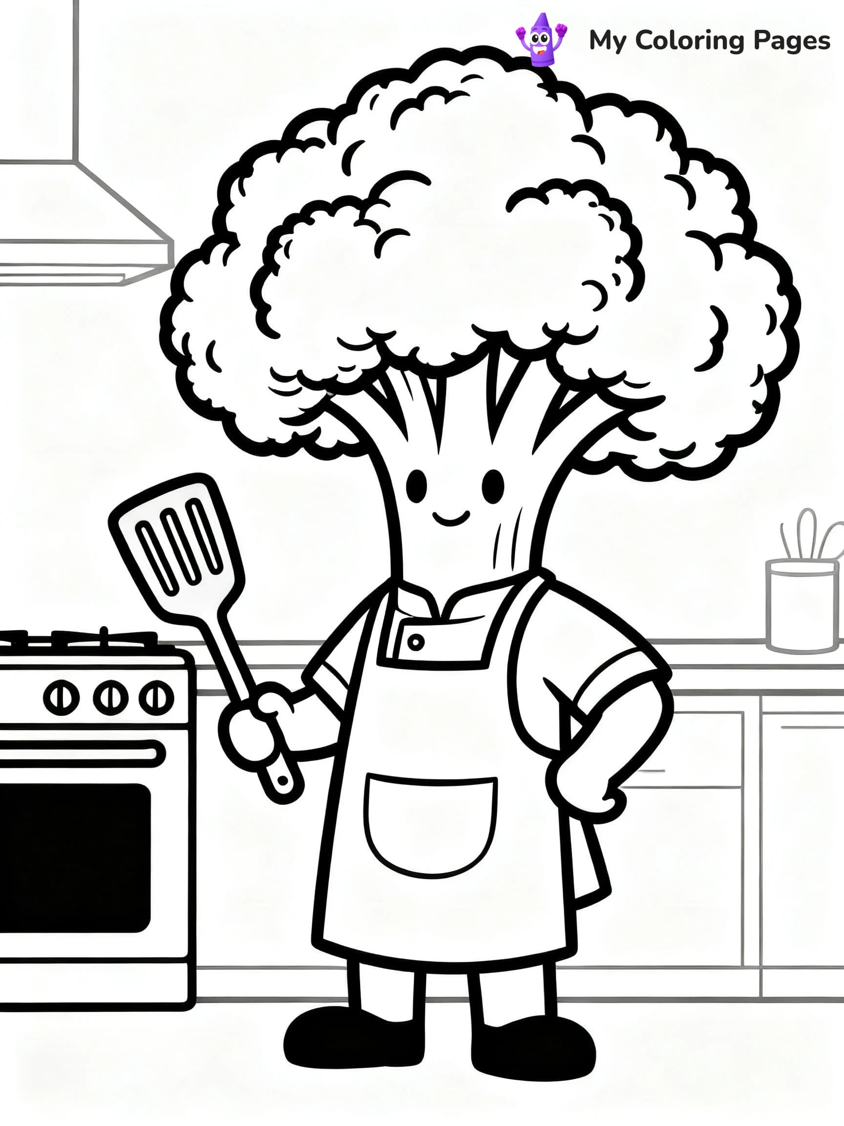 Broccoli Coloring Pages - 9