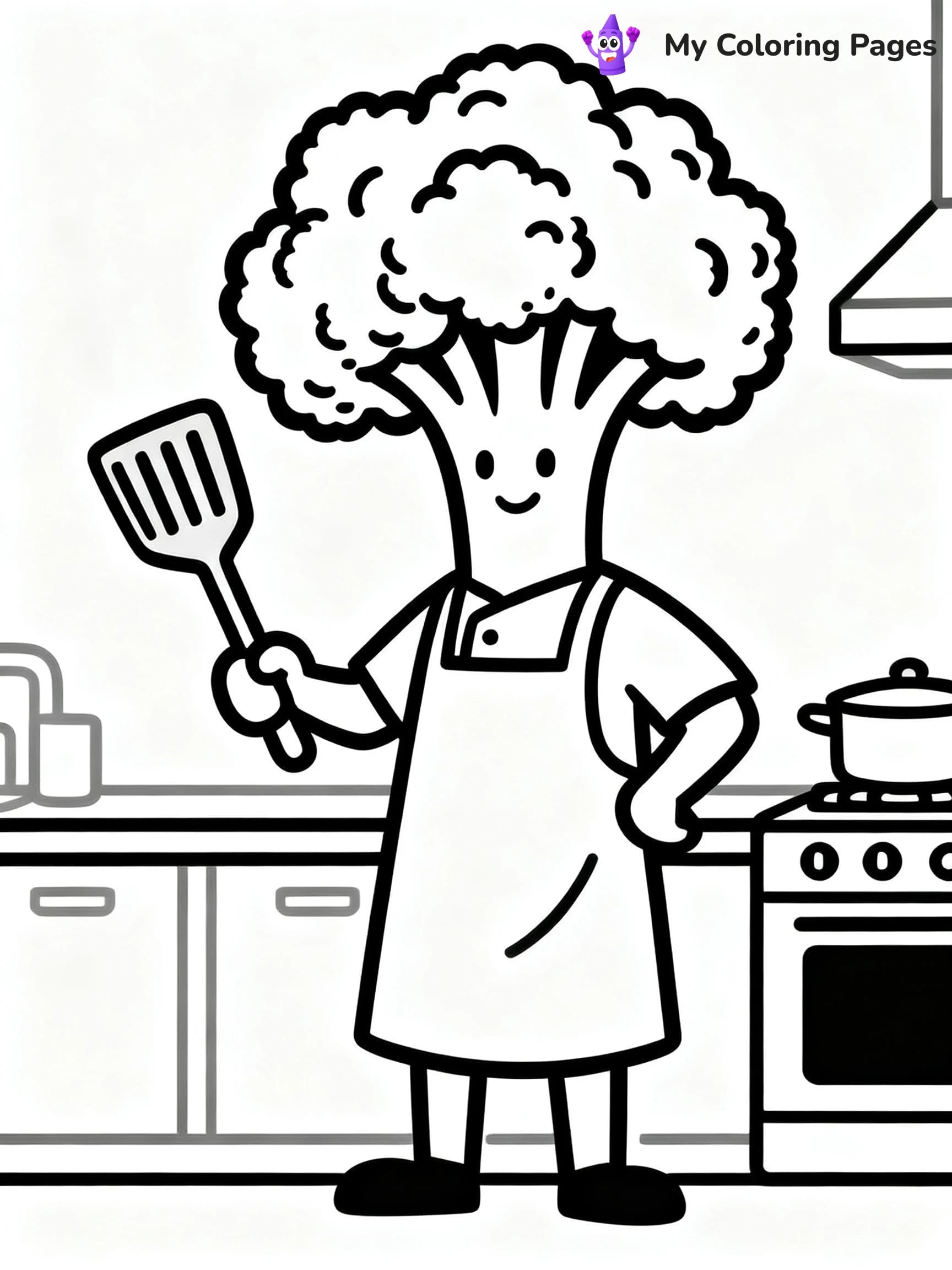 Broccoli Coloring Pages - 8