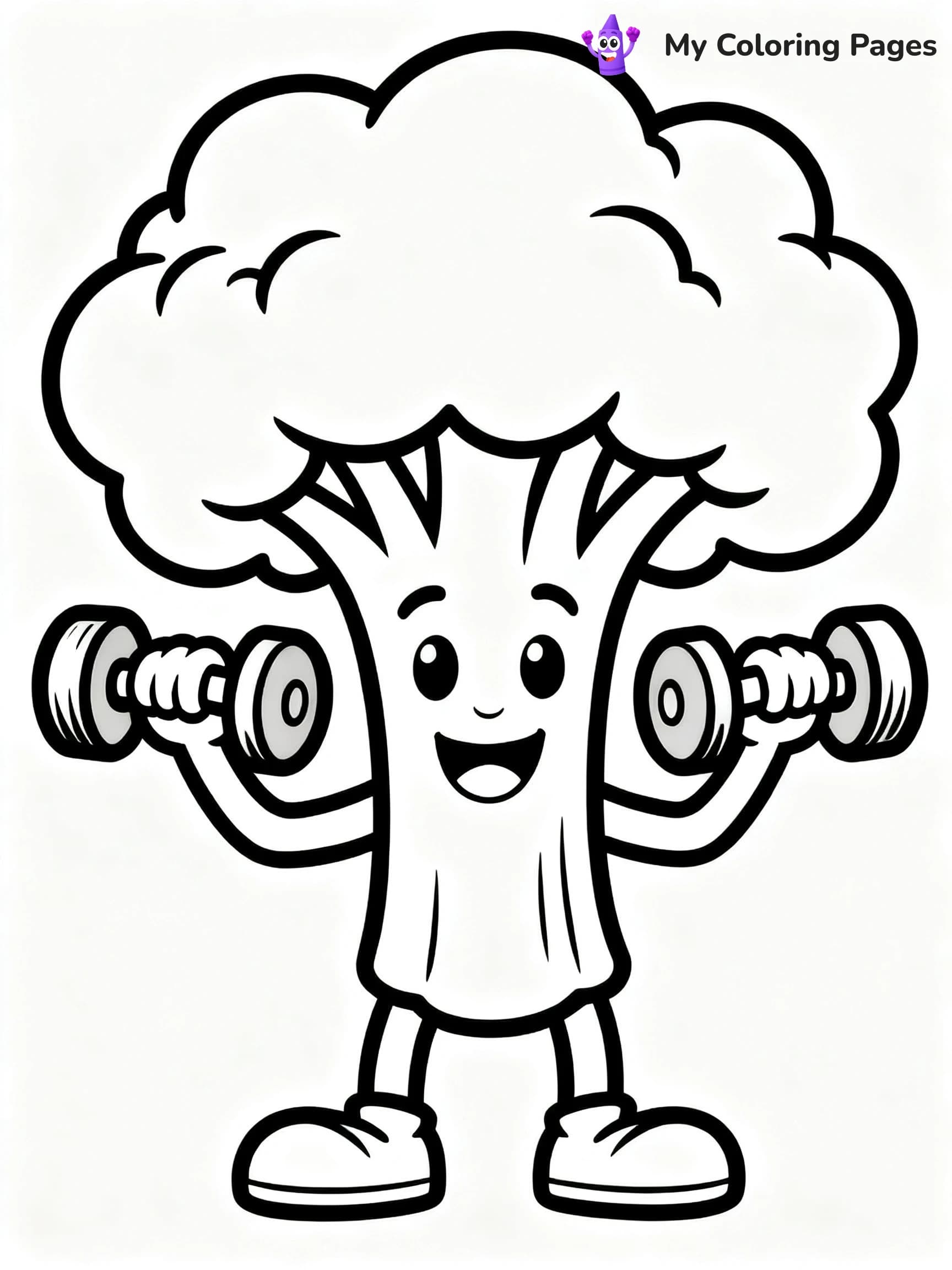 Broccoli Coloring Pages - 6