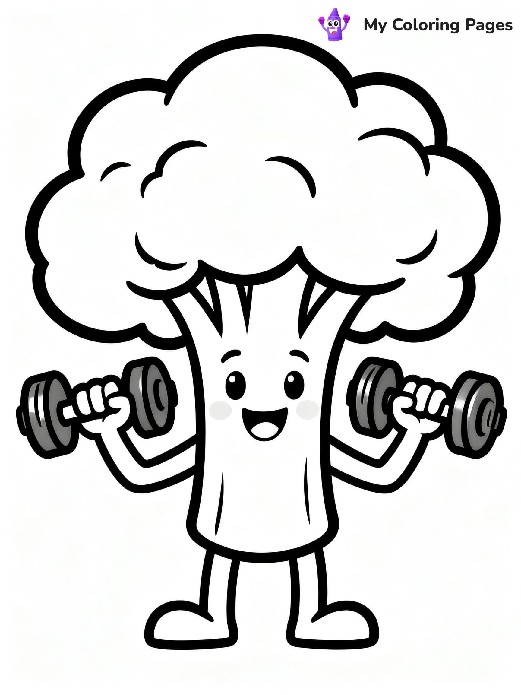 Broccoli Coloring Pages - 5