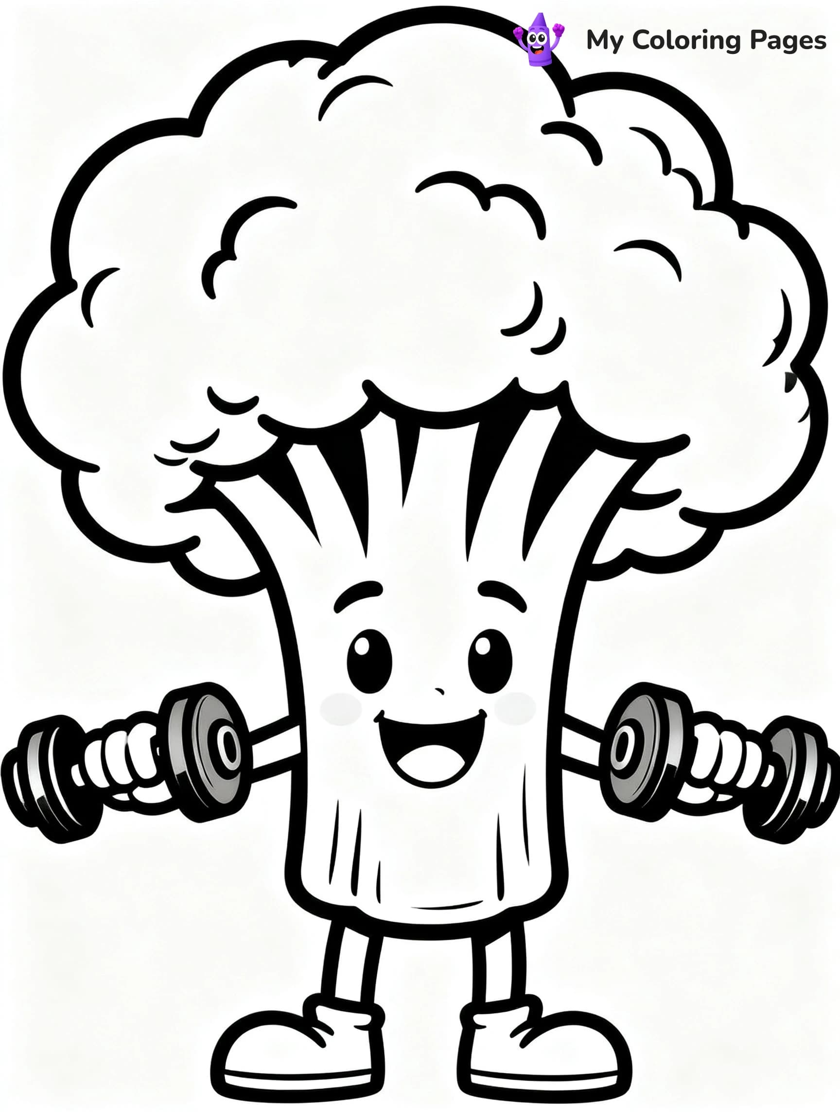 Broccoli Coloring Pages - 2