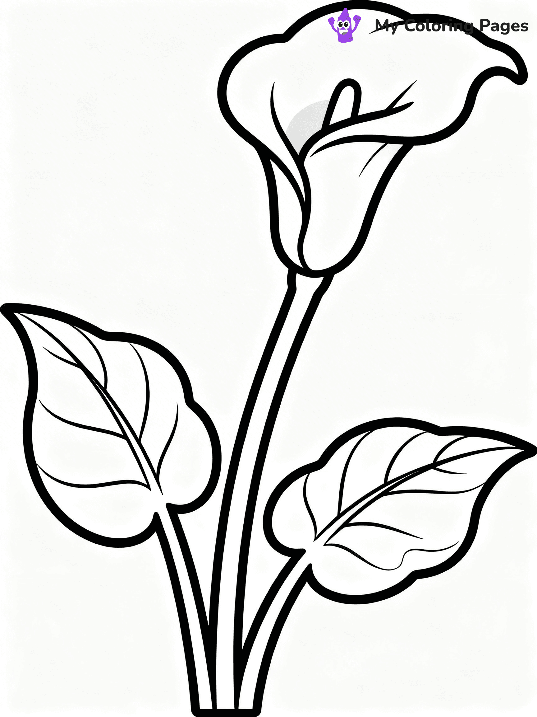 Lilies Coloring Pages - 52