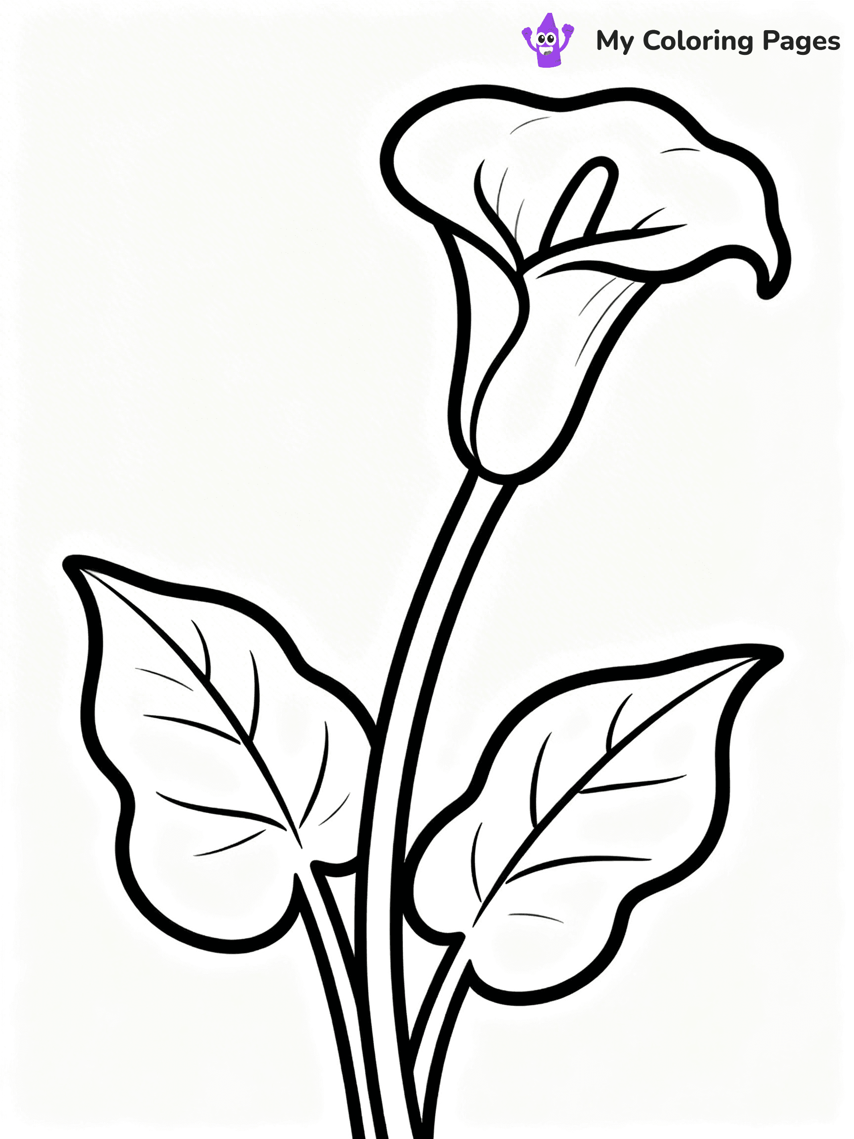 Lilies Coloring Pages - 50