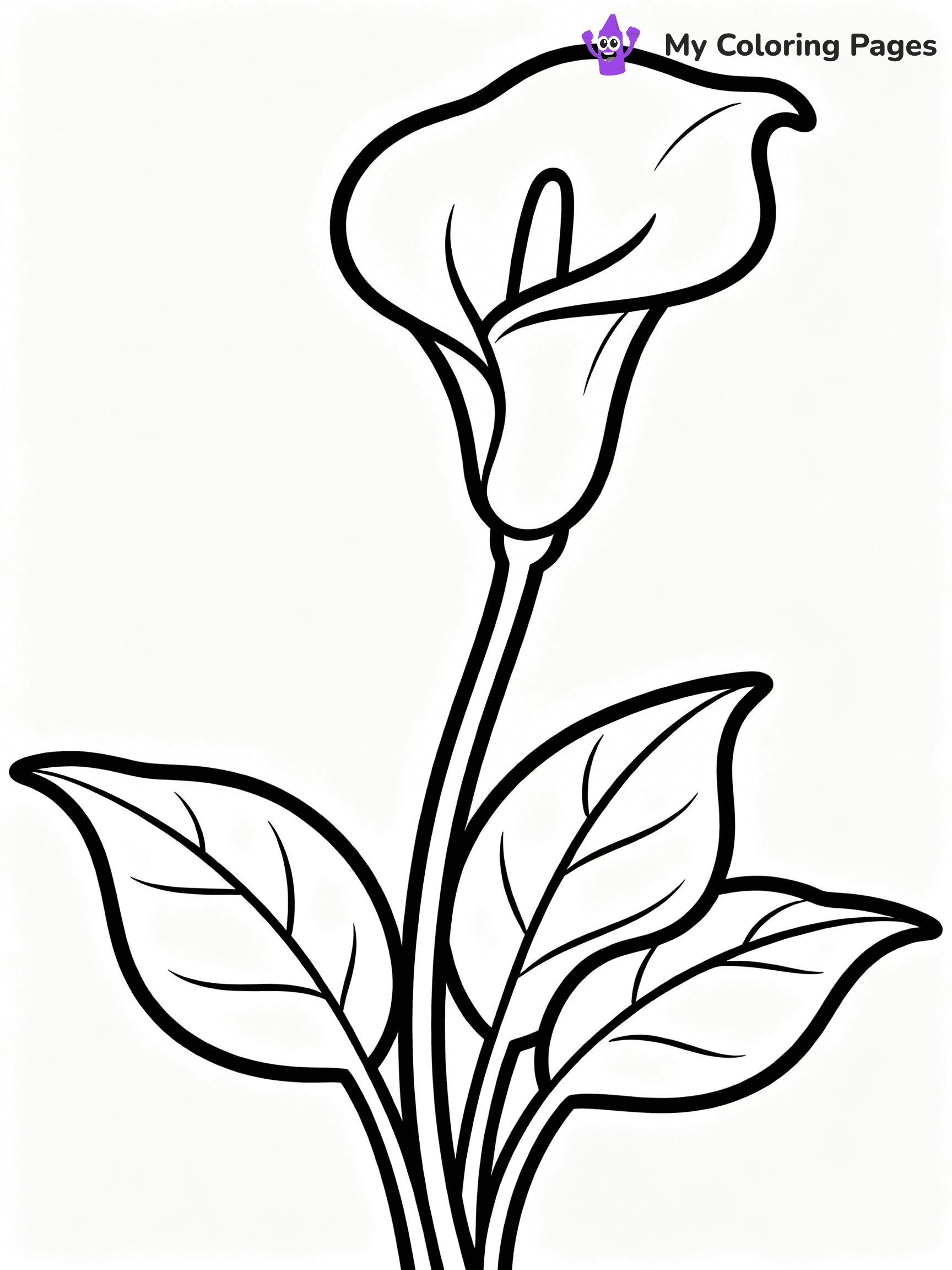 Lilies Coloring Pages - 49