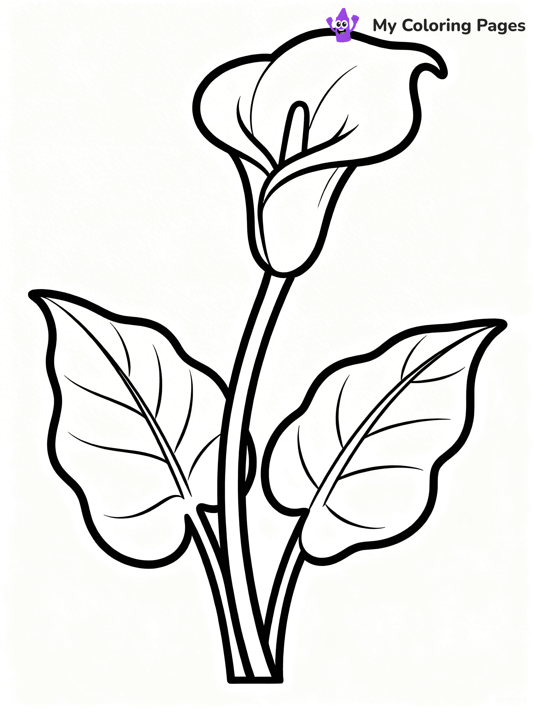 Lilies Coloring Pages - 48