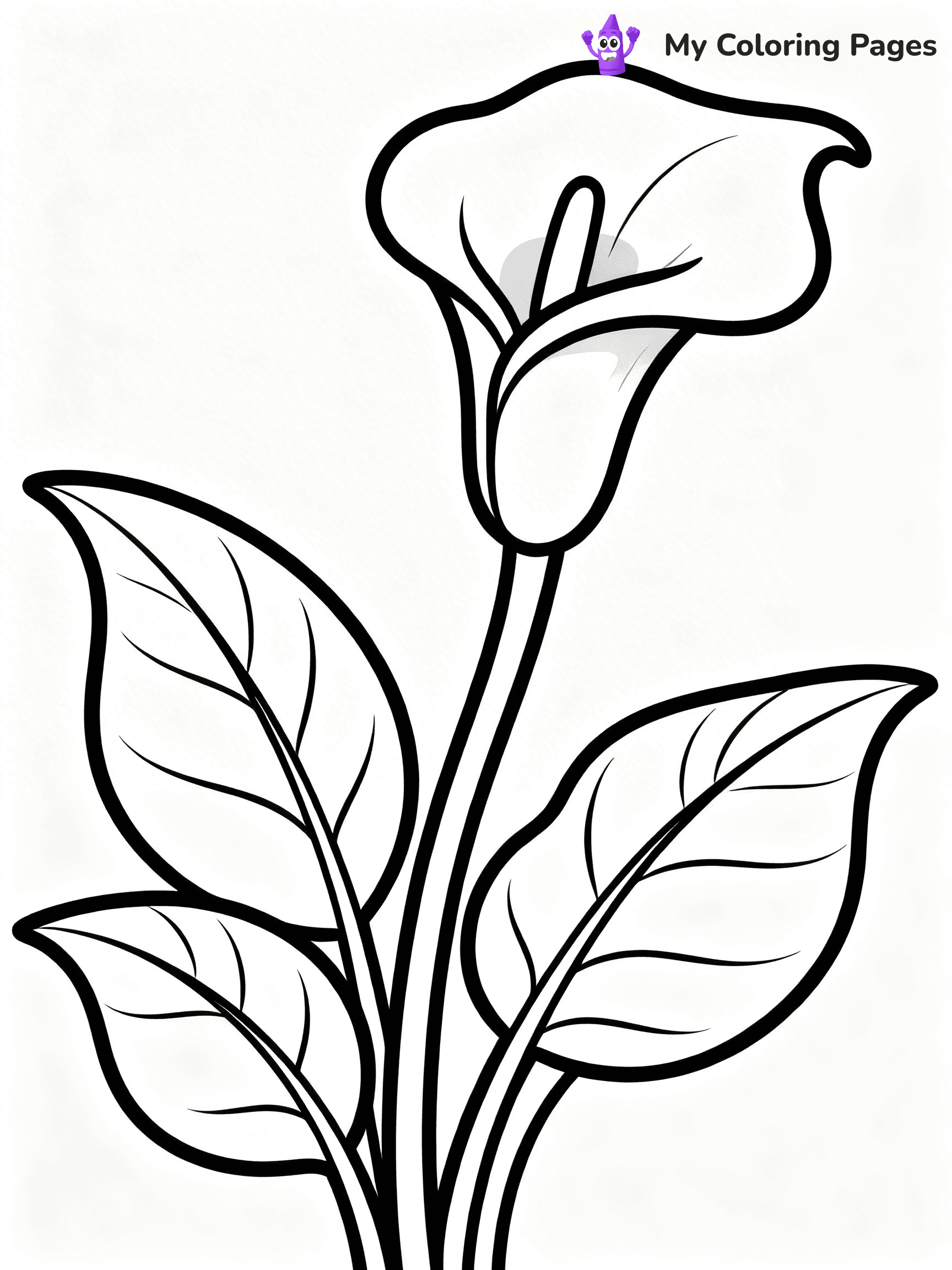 Lilies Coloring Pages - 47