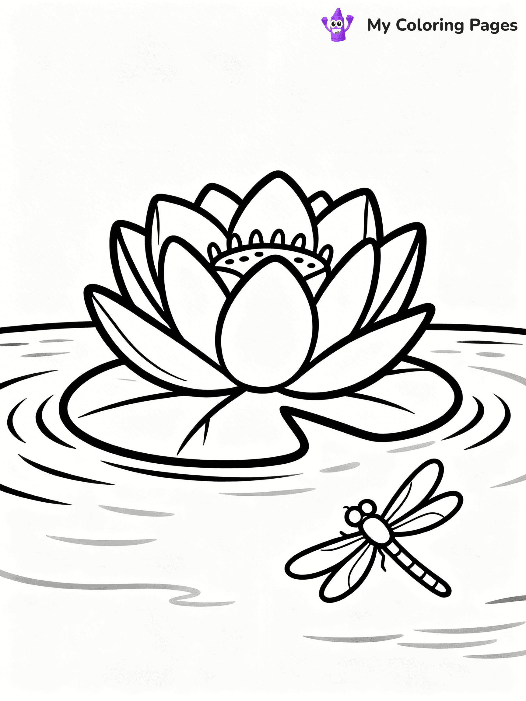 Lilies Coloring Pages - 39