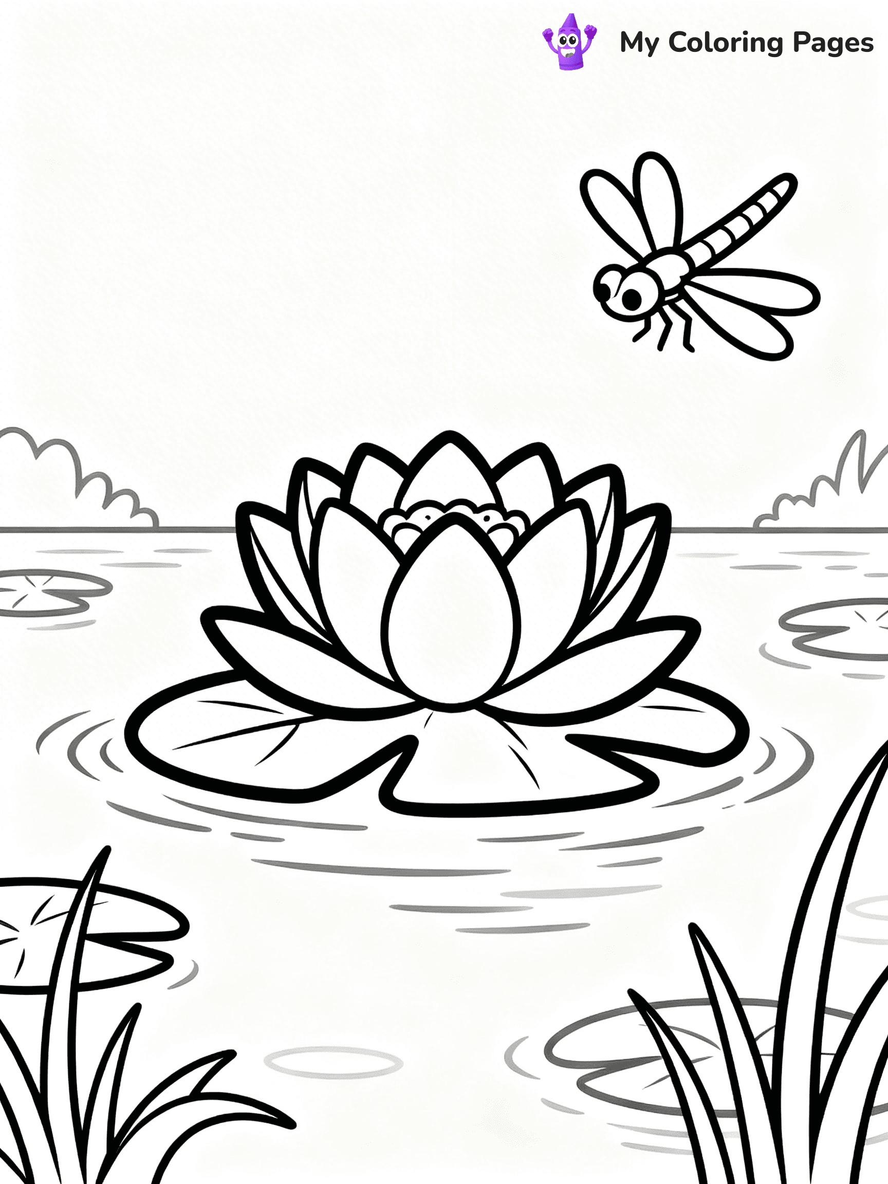 Lilies Coloring Pages - 35