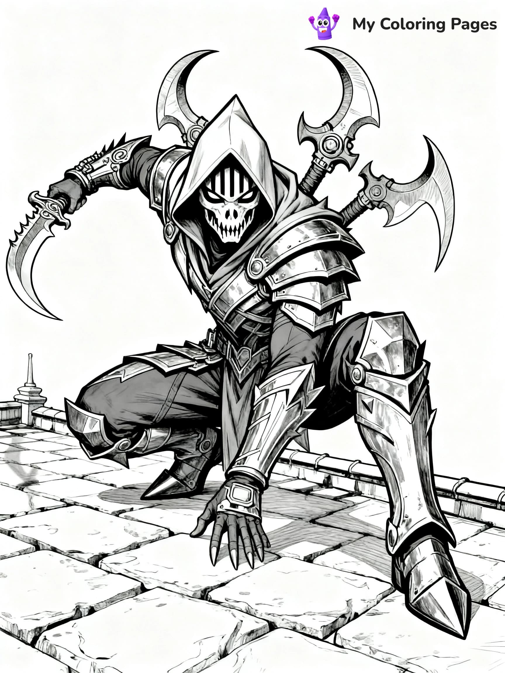 League Of Legends Coloring Pages - 9