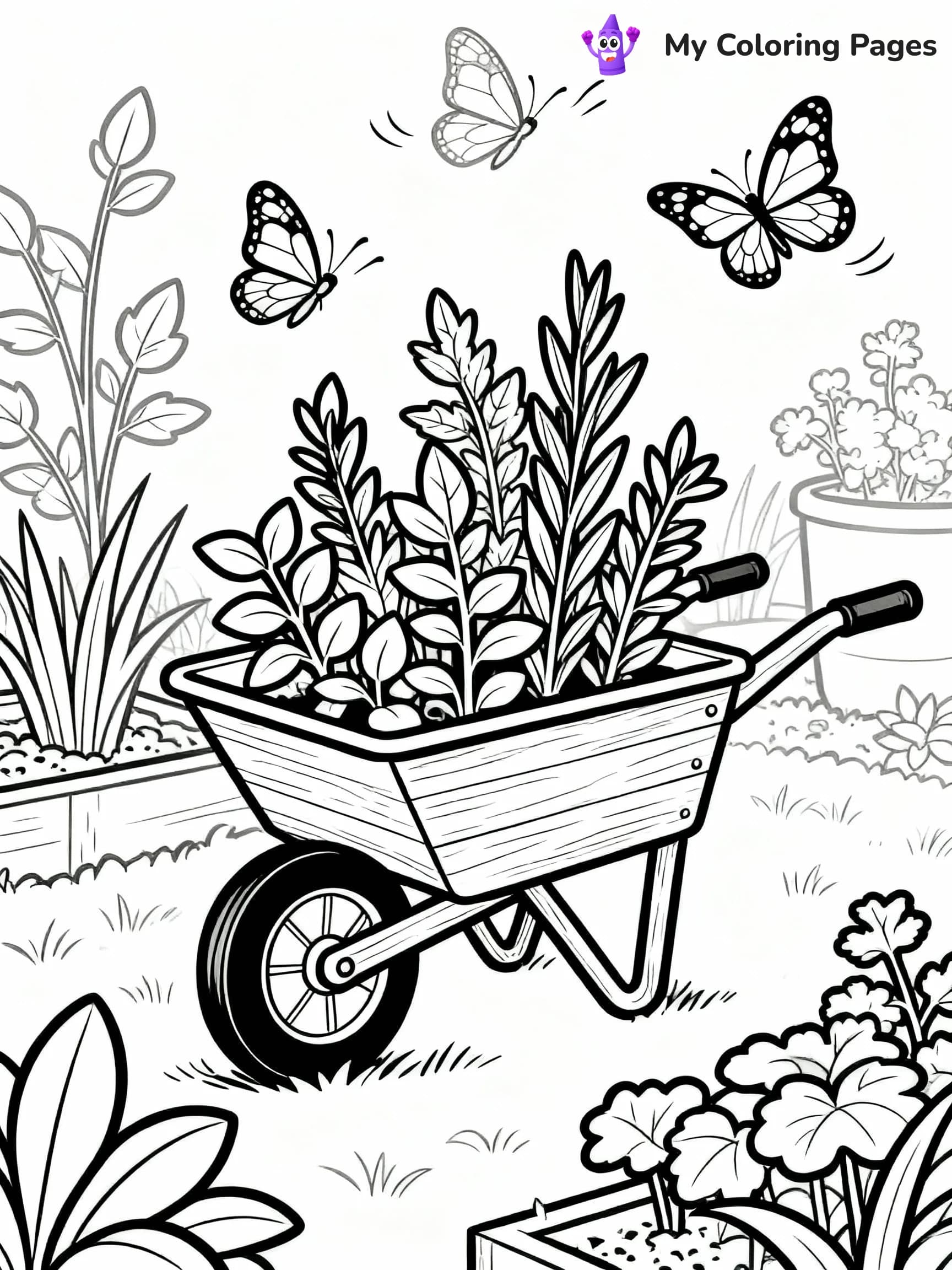 Cottagecore Coloring Pages - 18