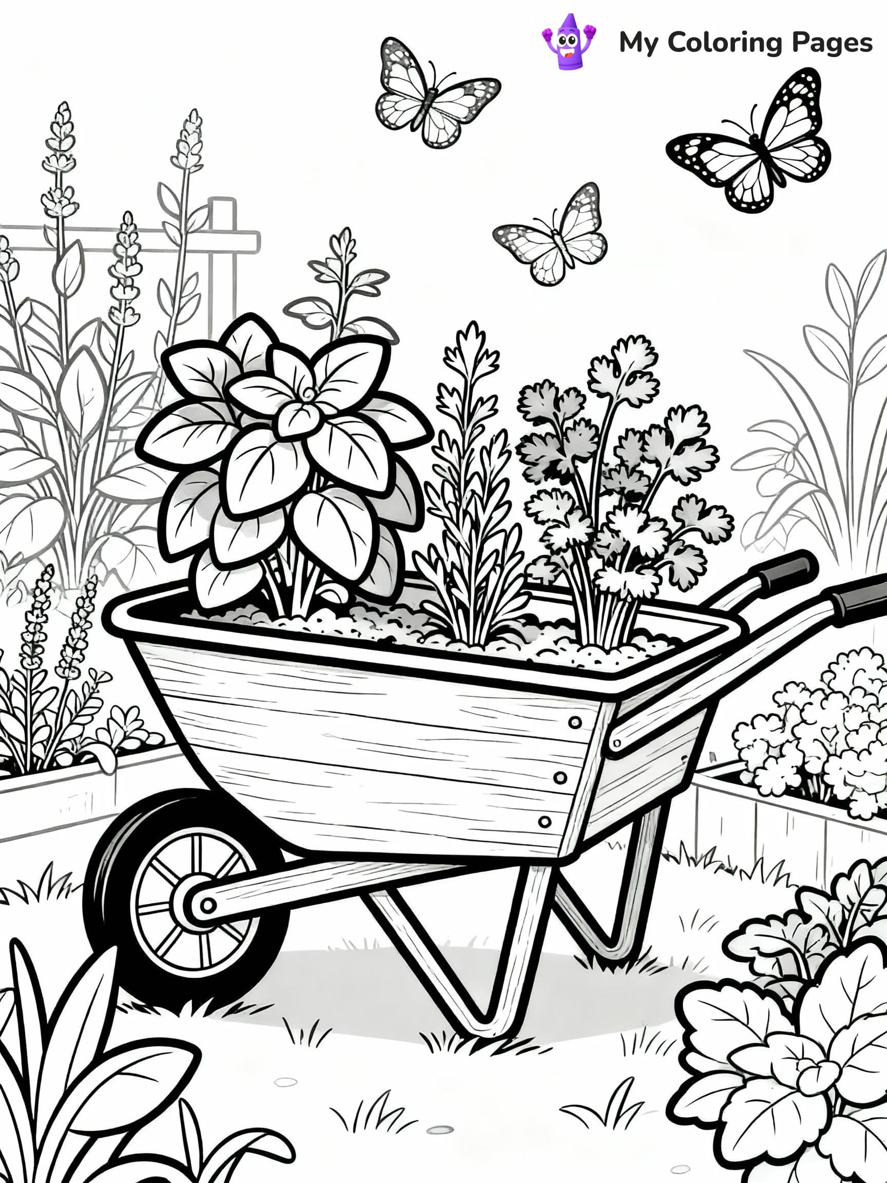 Cottagecore Coloring Pages - 14
