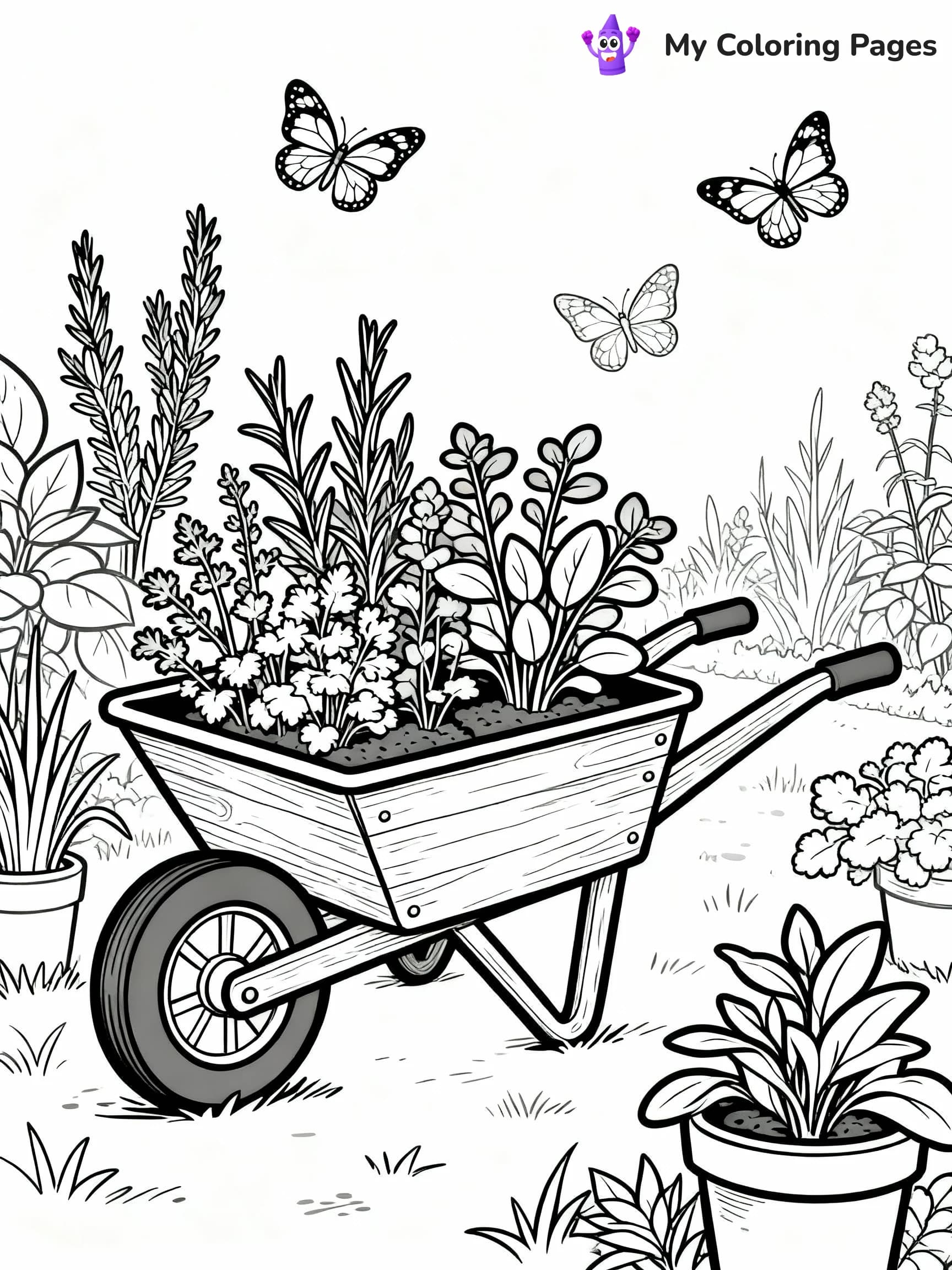 Cottagecore Coloring Pages - 13