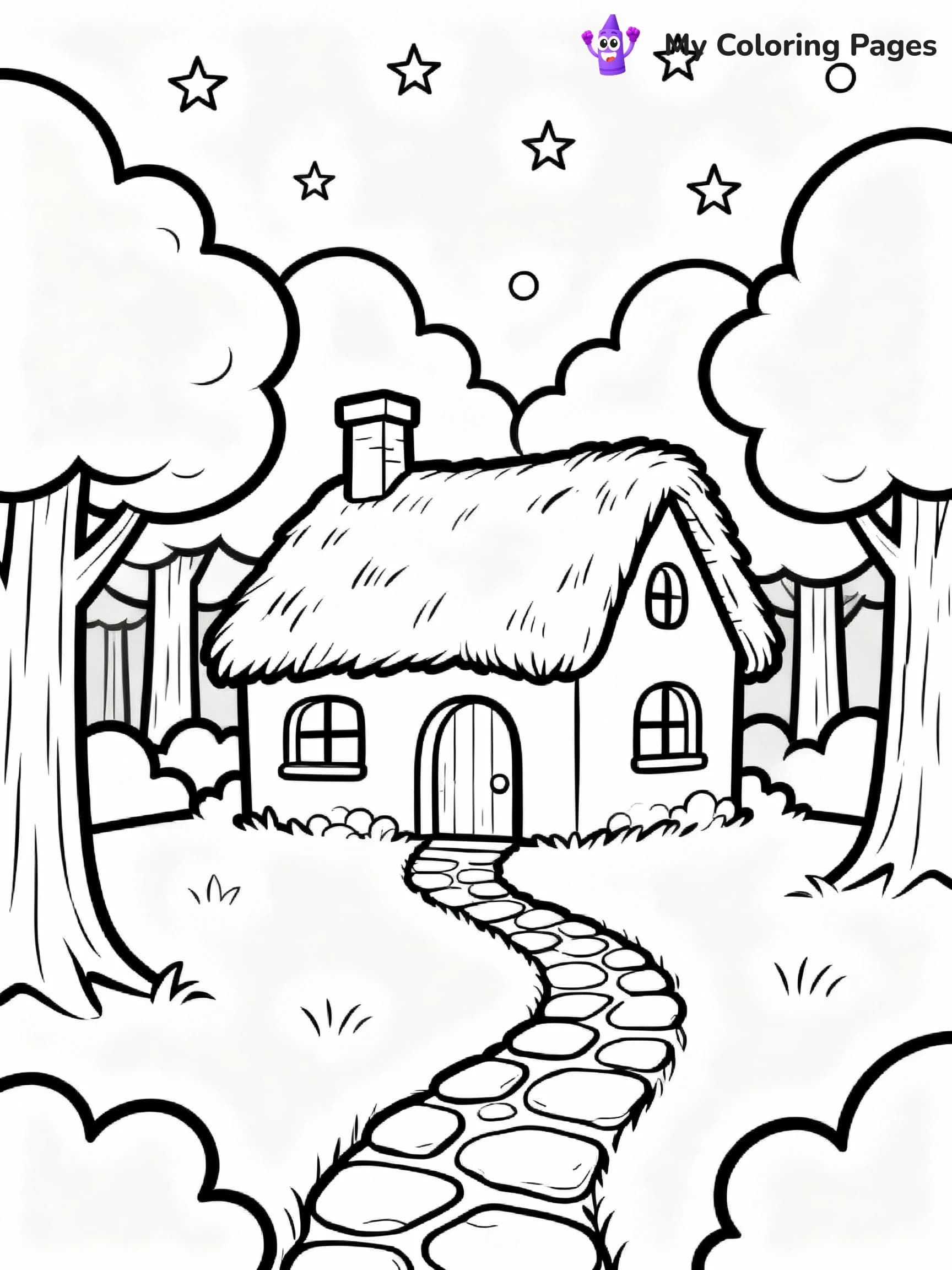 Cottagecore Coloring Pages - 12