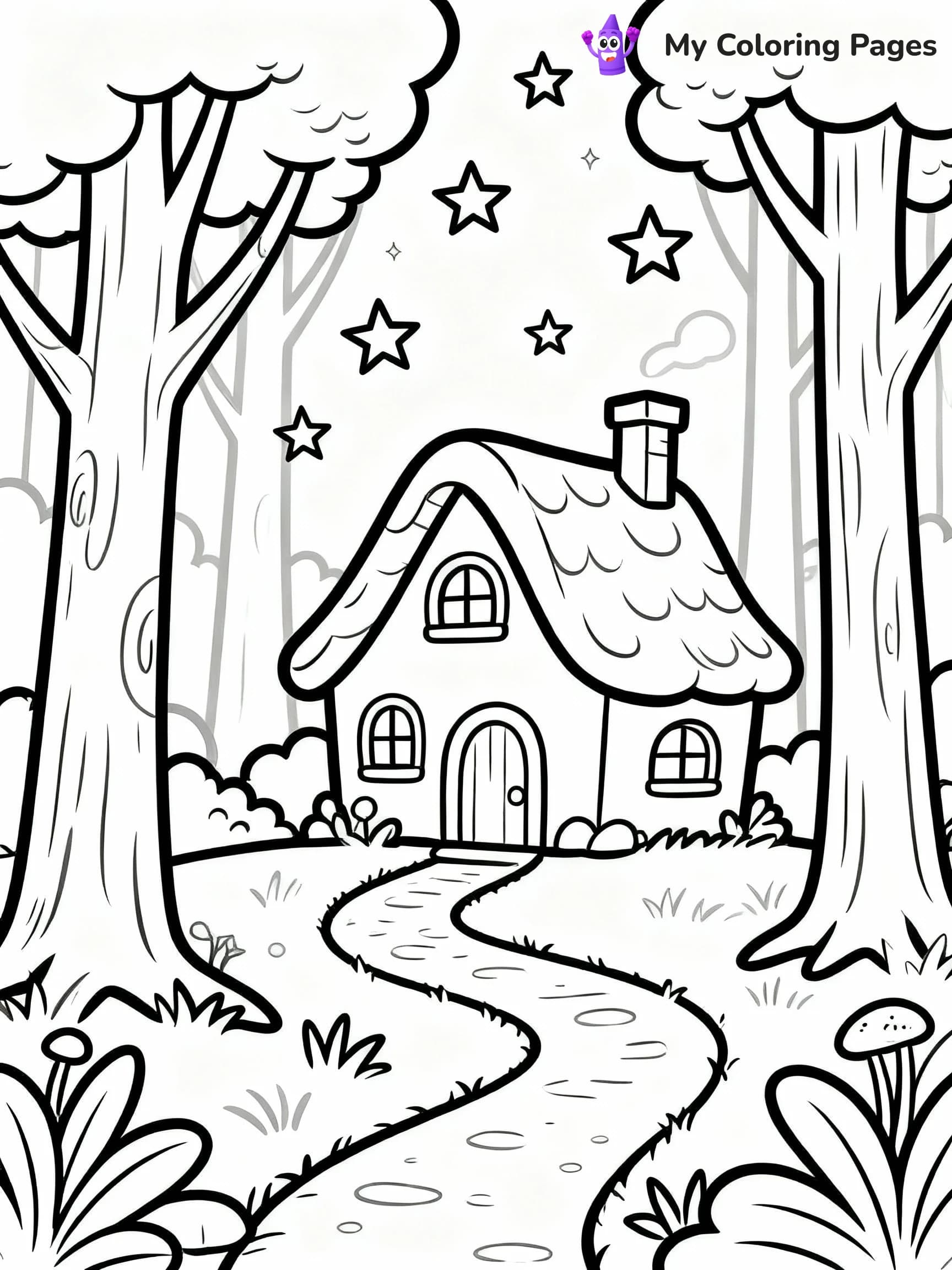 Cottagecore Coloring Pages - 11