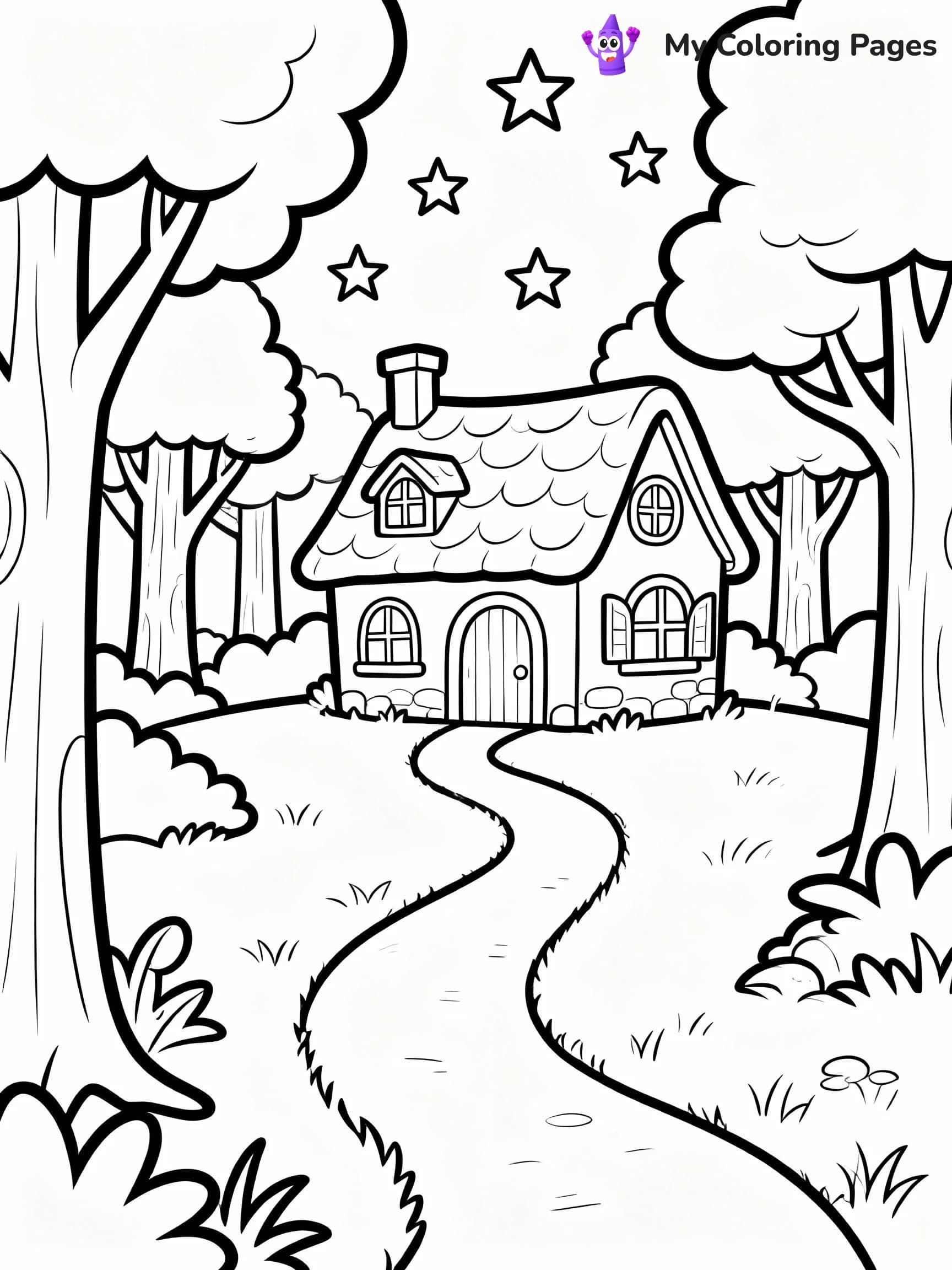 Cottagecore Coloring Pages - 10