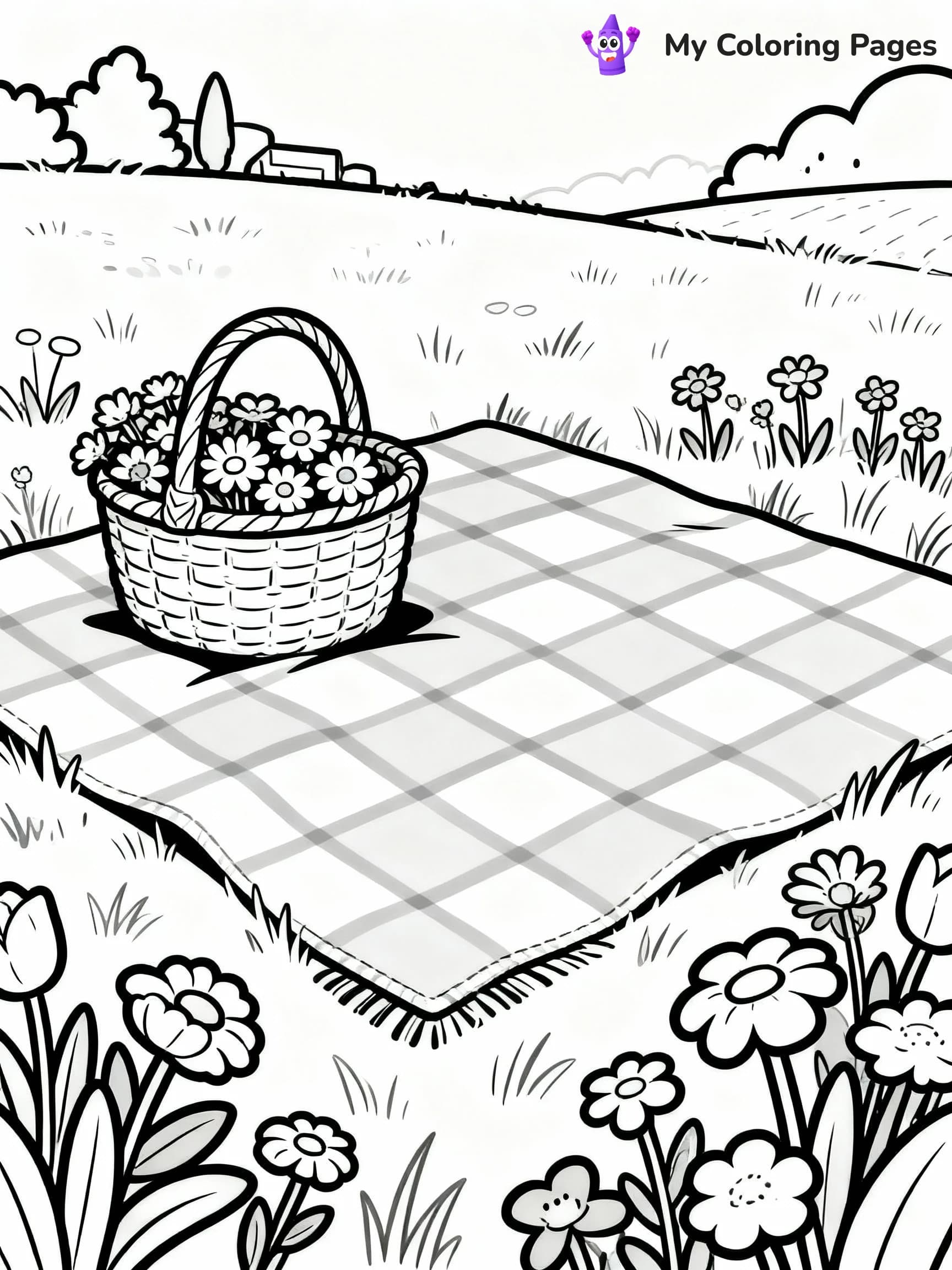 Cottagecore Coloring Pages - 1