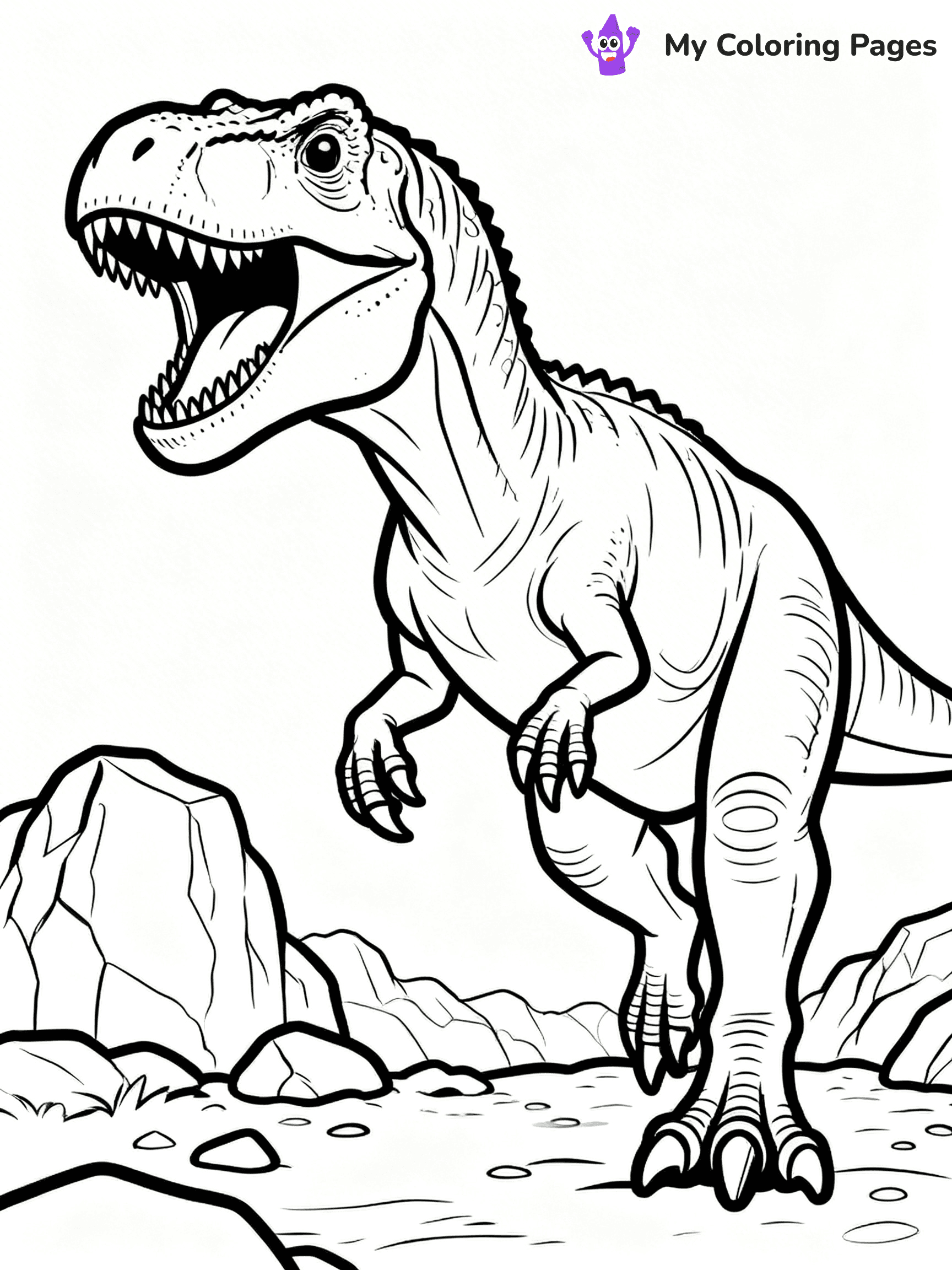 Giganotosaurus Coloring Pages - 26