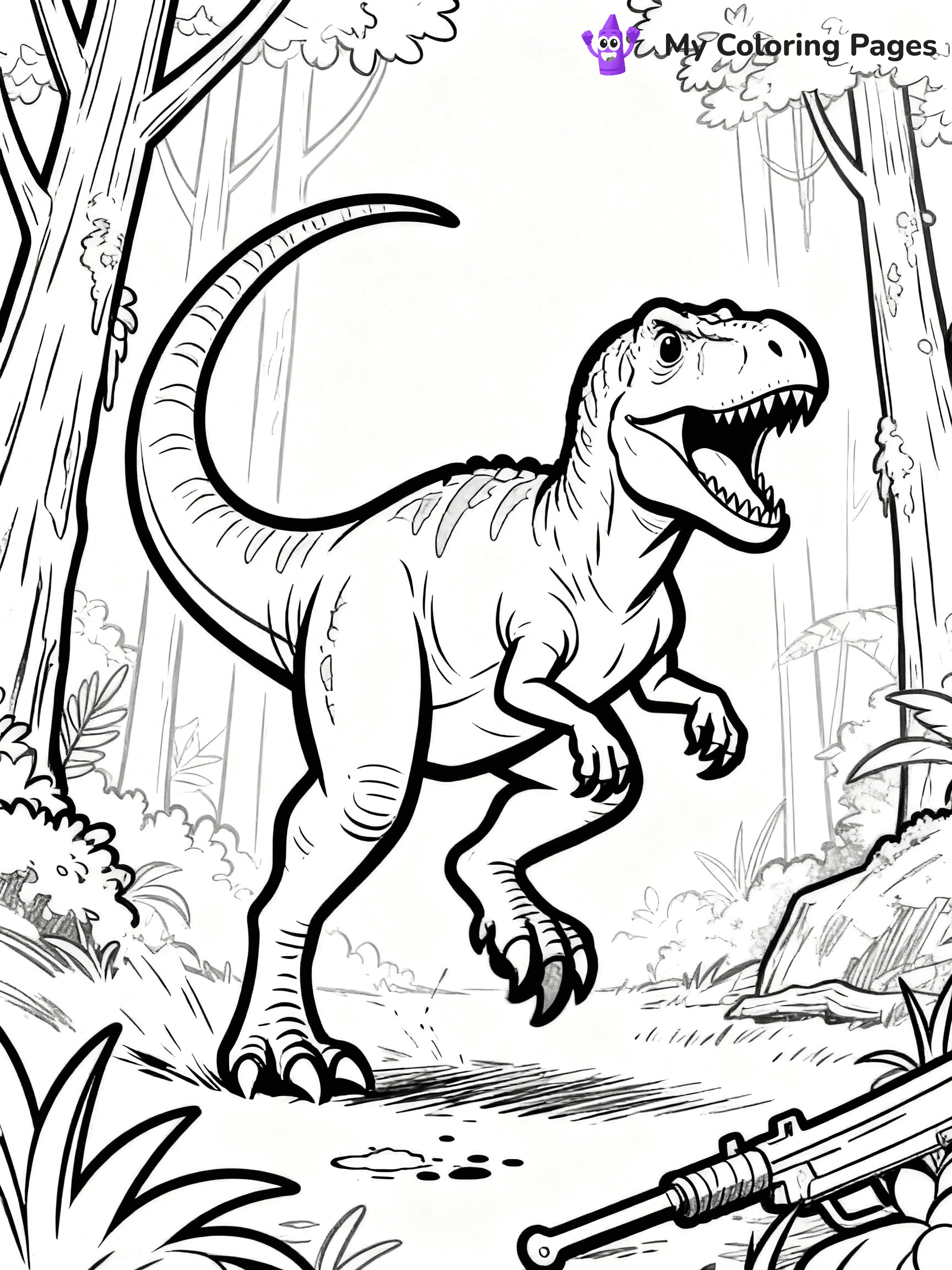 Giganotosaurus Coloring Pages - 15