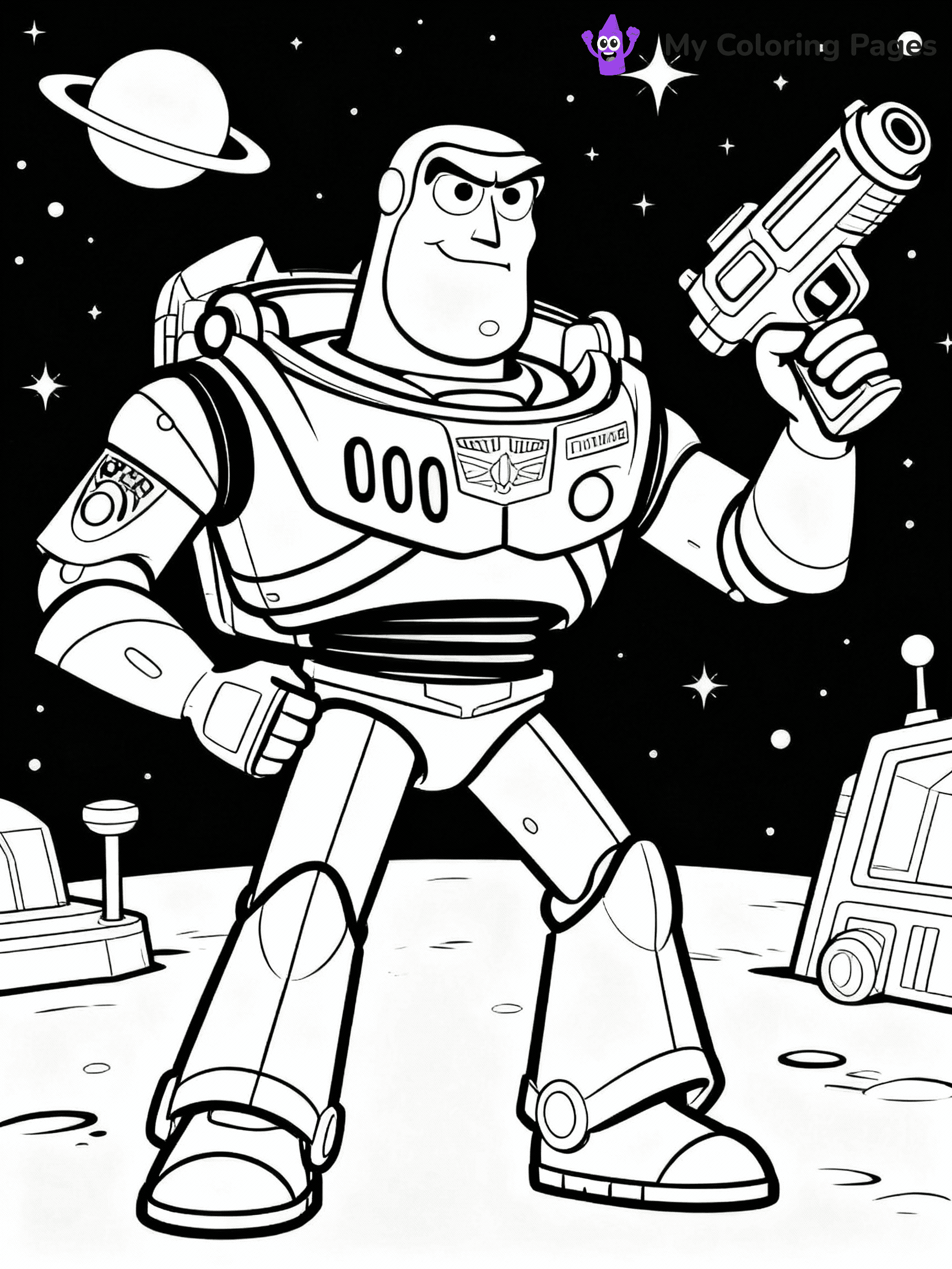 Buzz Lightyear Coloring Pages - 27