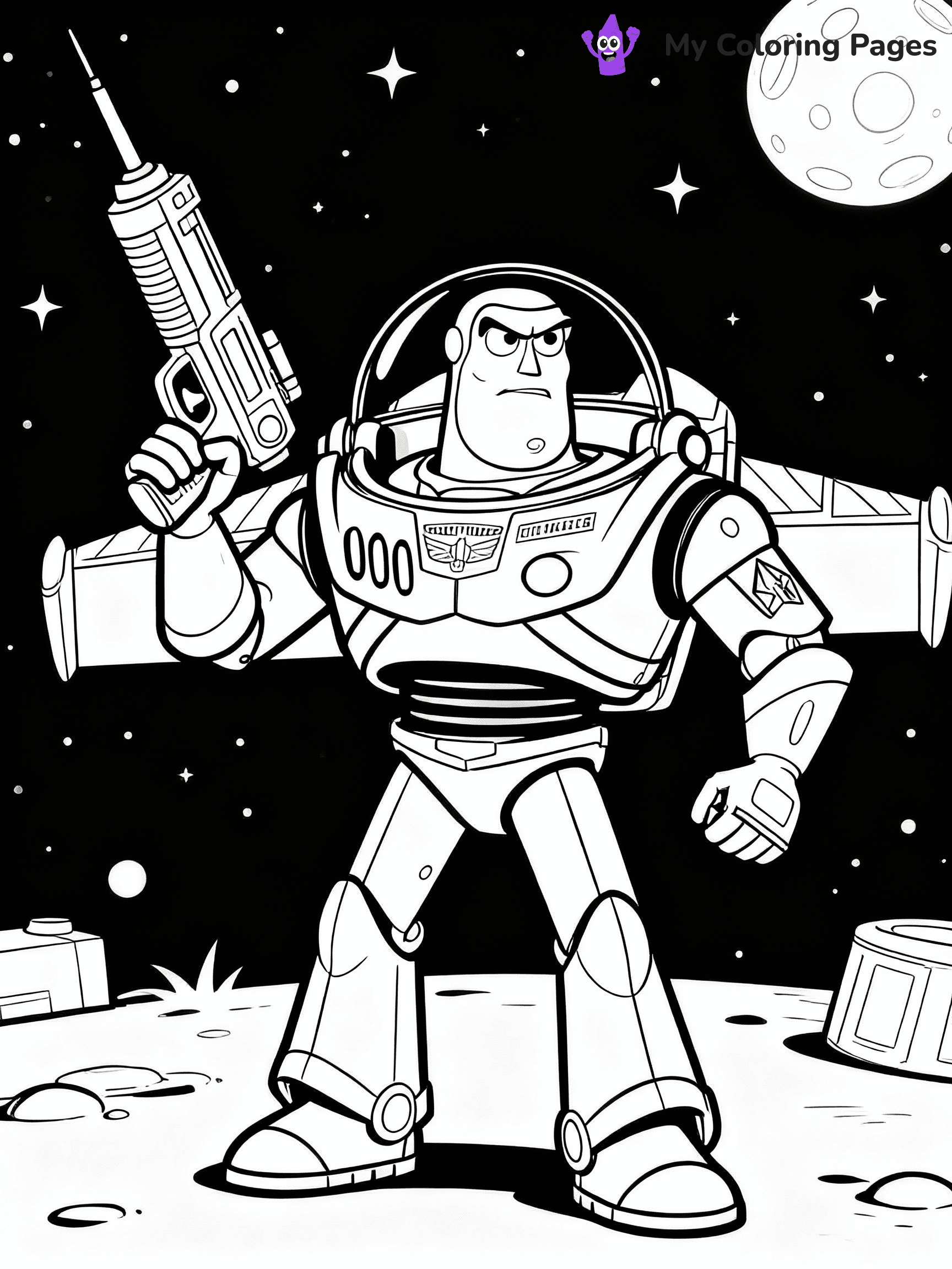 Buzz Lightyear Coloring Pages - 25
