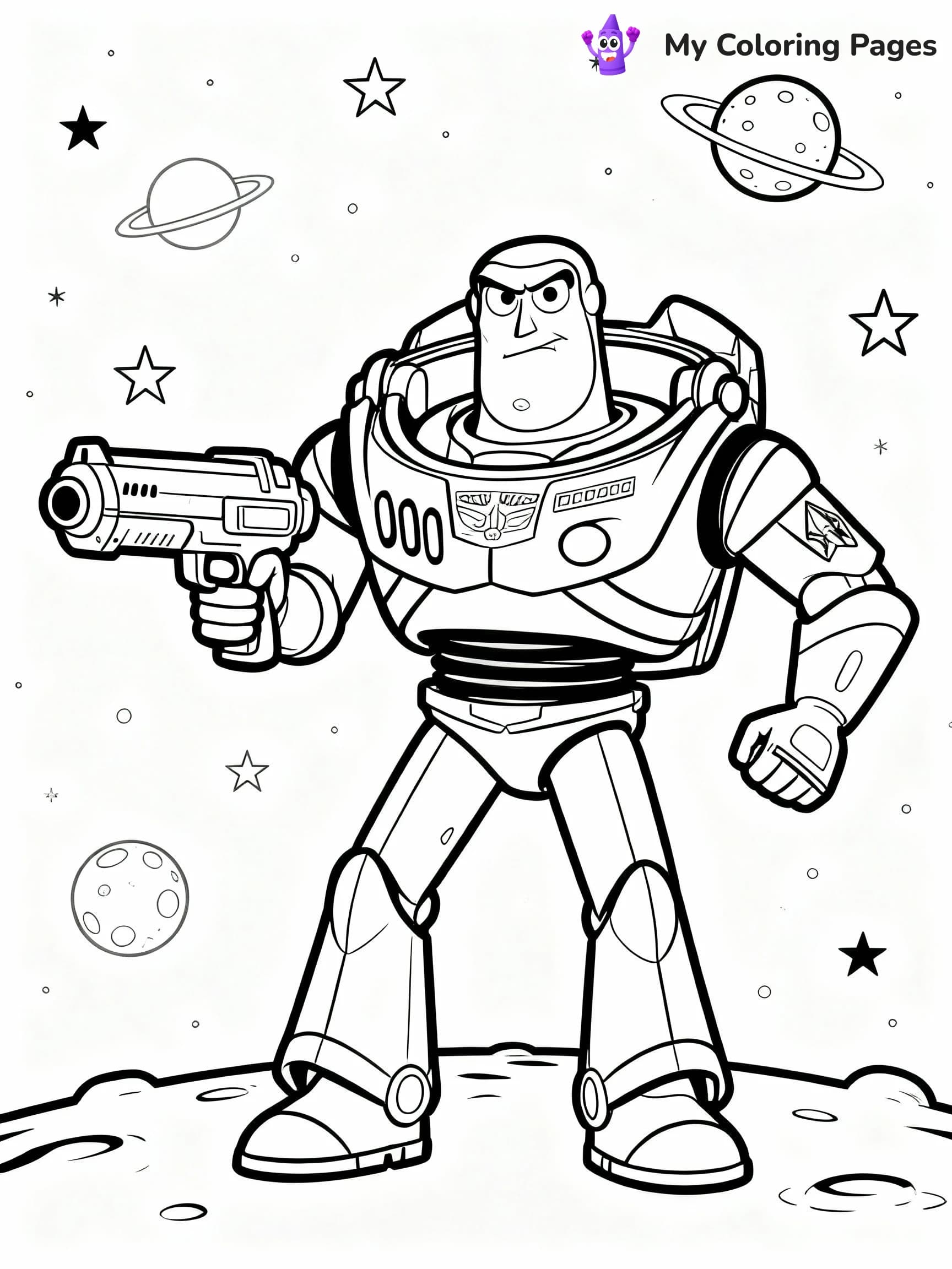 Buzz Lightyear Coloring Pages - 24