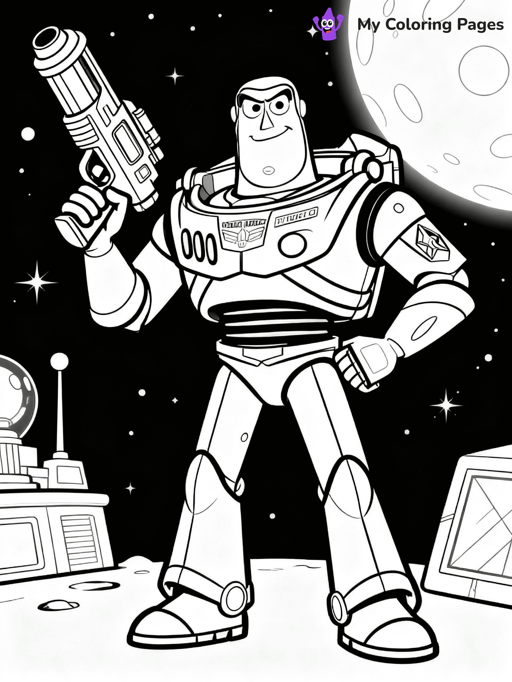 Buzz Lightyear Coloring Pages - 23