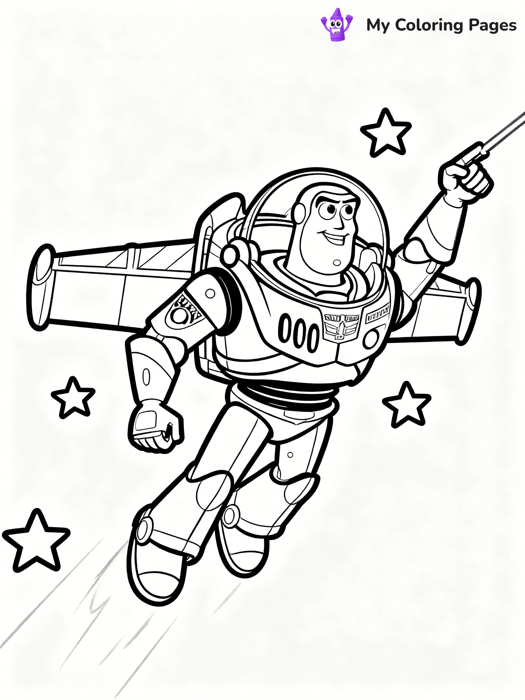 Buzz Lightyear Coloring Pages - 18