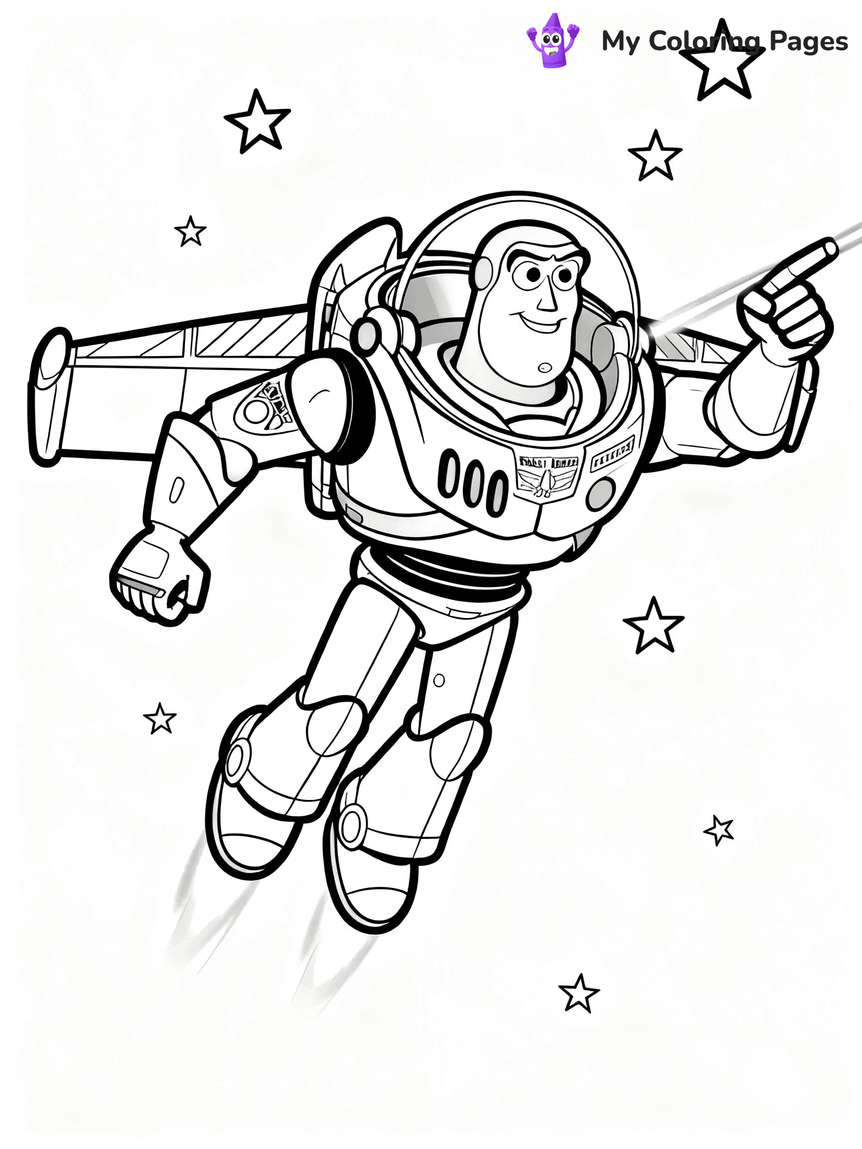 Buzz Lightyear Coloring Pages - 17