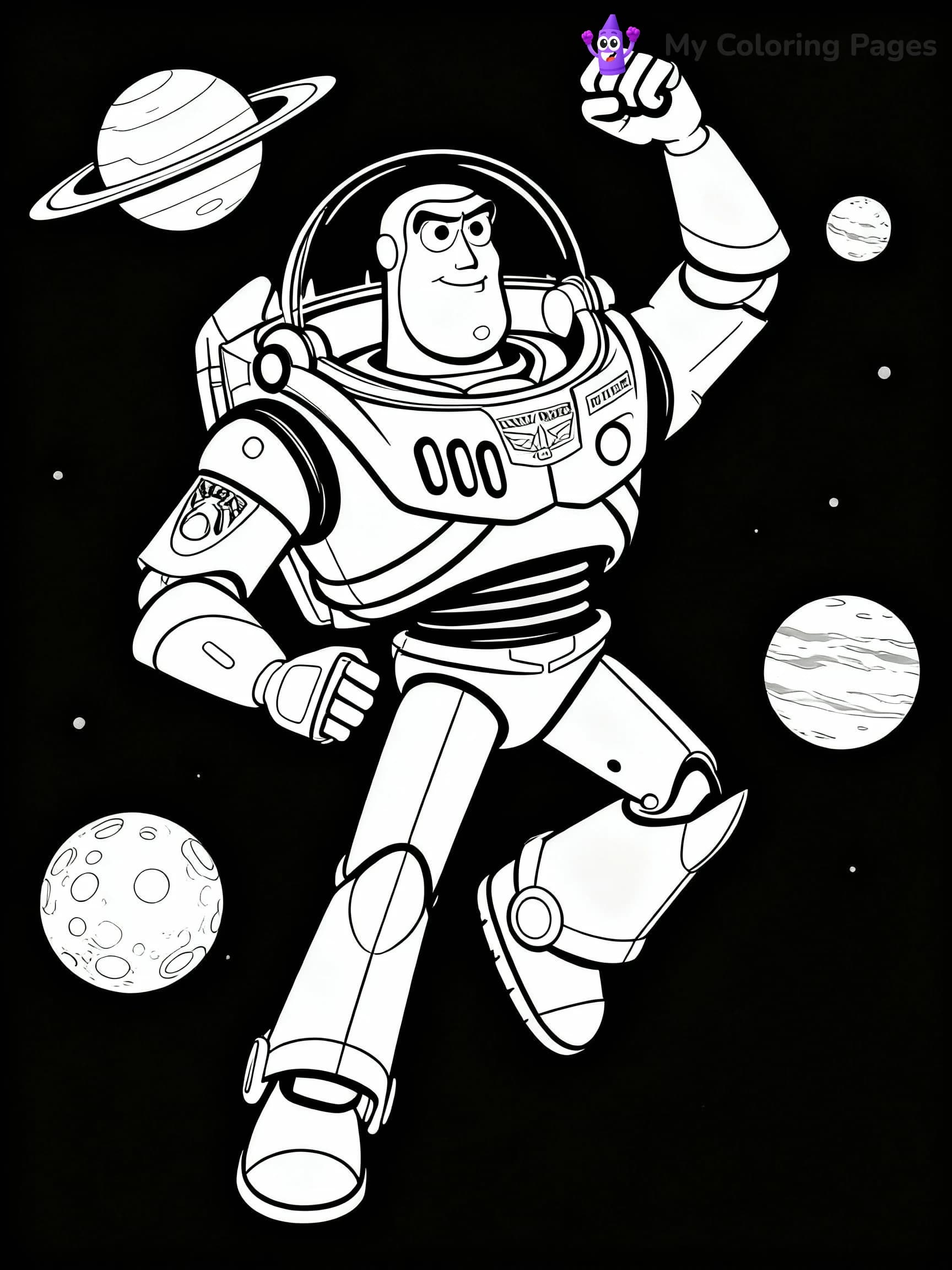 Buzz Lightyear Coloring Pages - 12