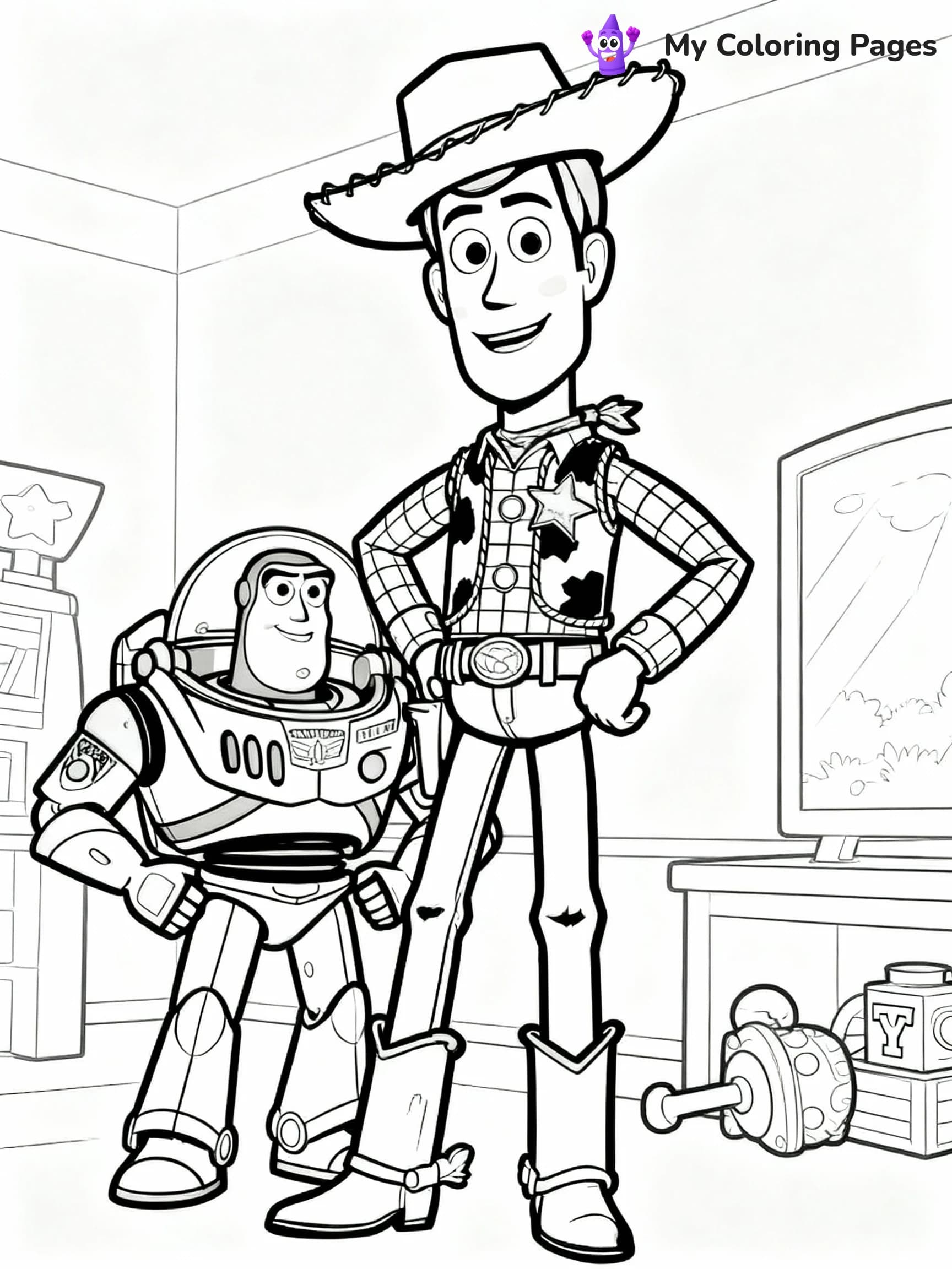 Buzz Lightyear Coloring Pages - 4