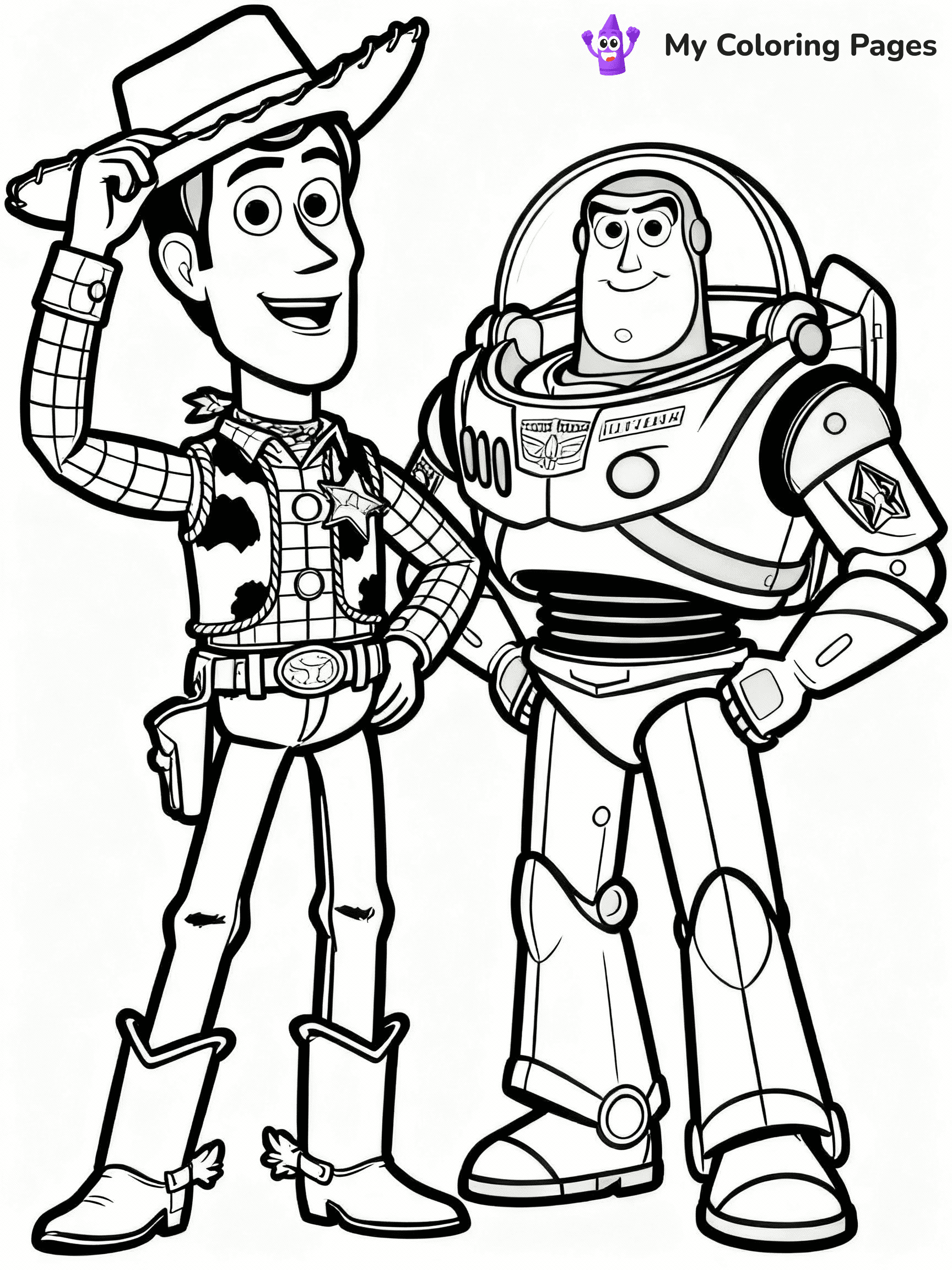 Buzz Lightyear Coloring Pages - 2