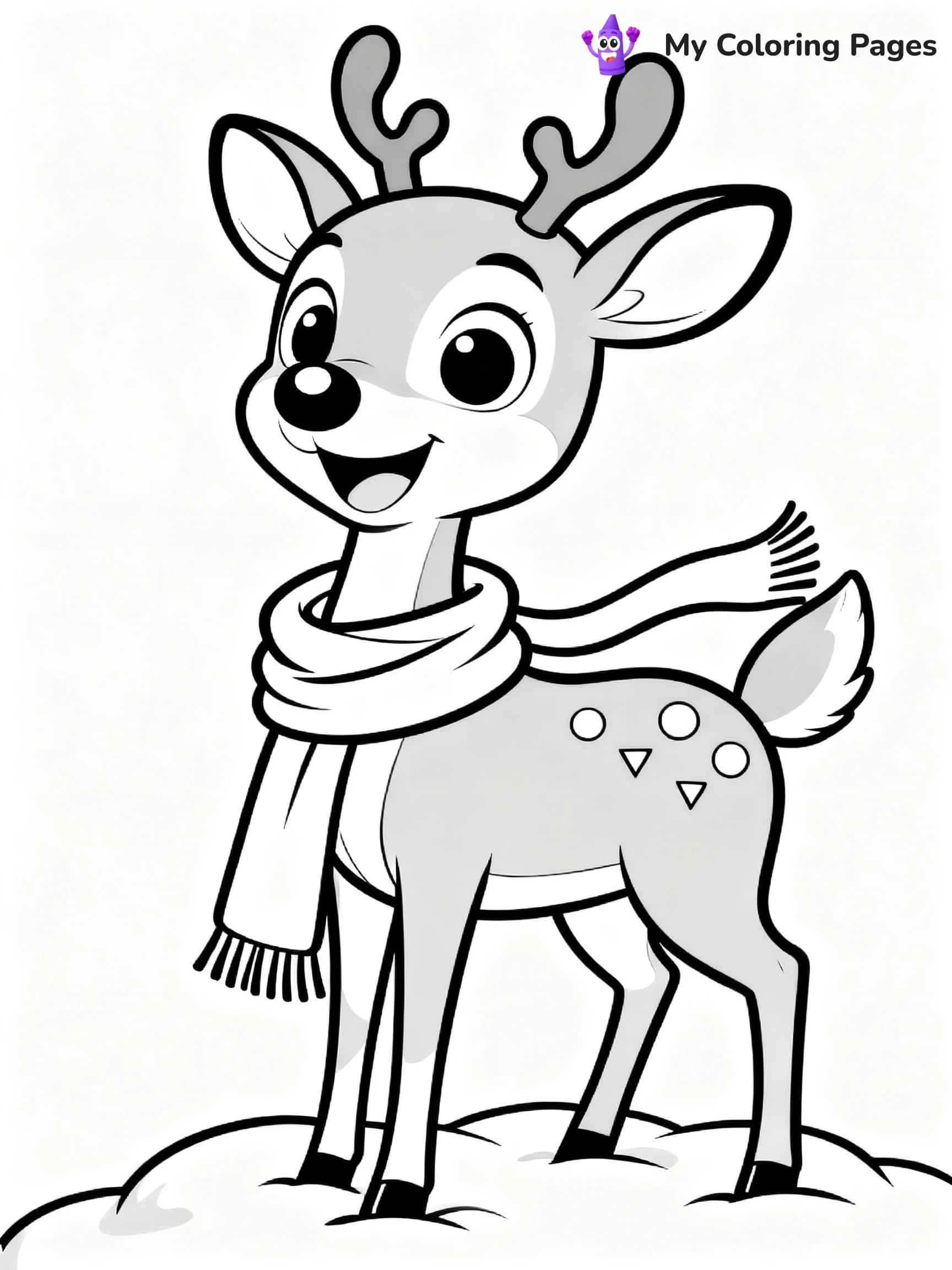 Rudolph the Red-Nosed Reindeer Coloring Pages - 19