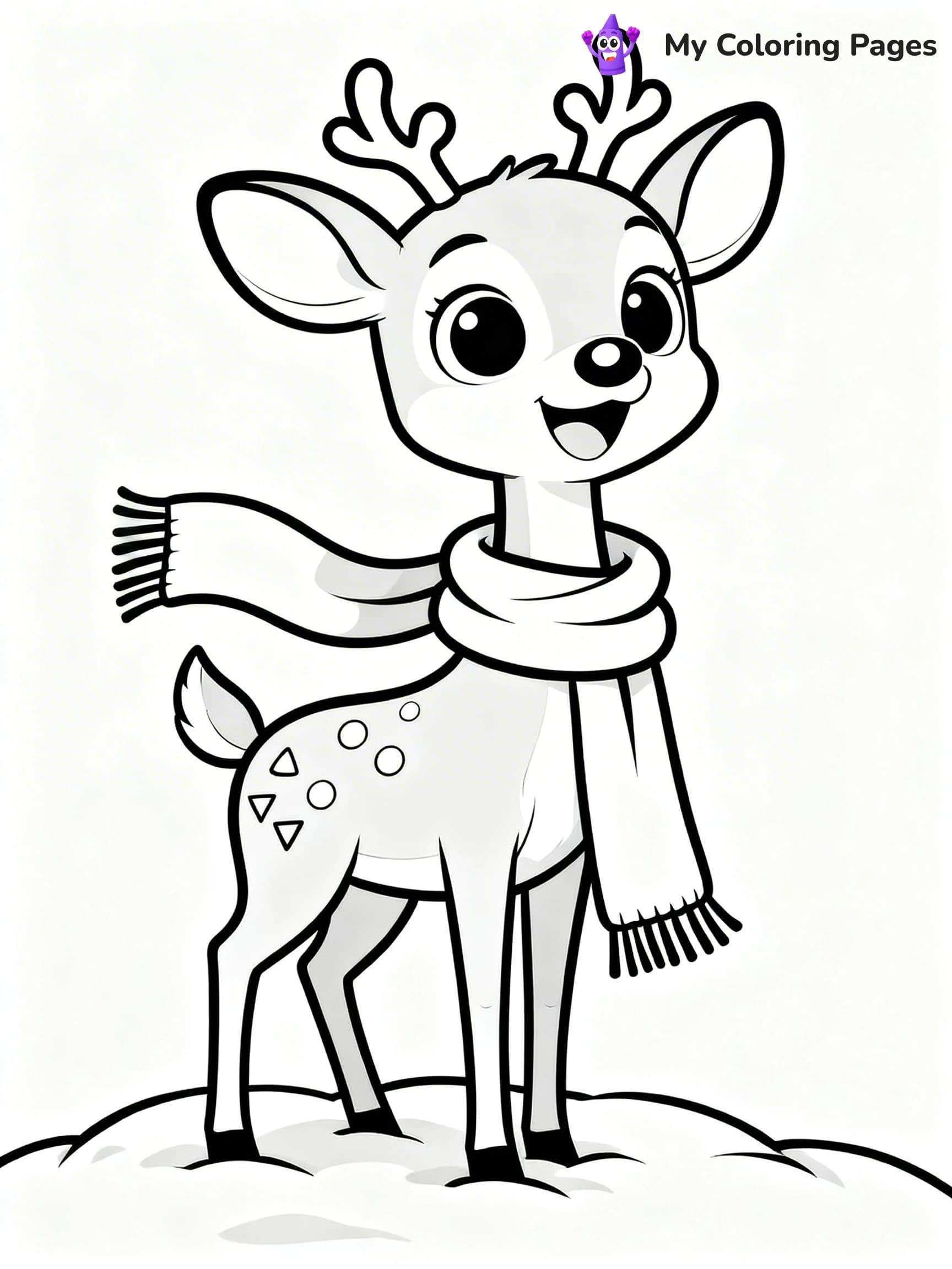 Rudolph the Red-Nosed Reindeer Coloring Pages - 18