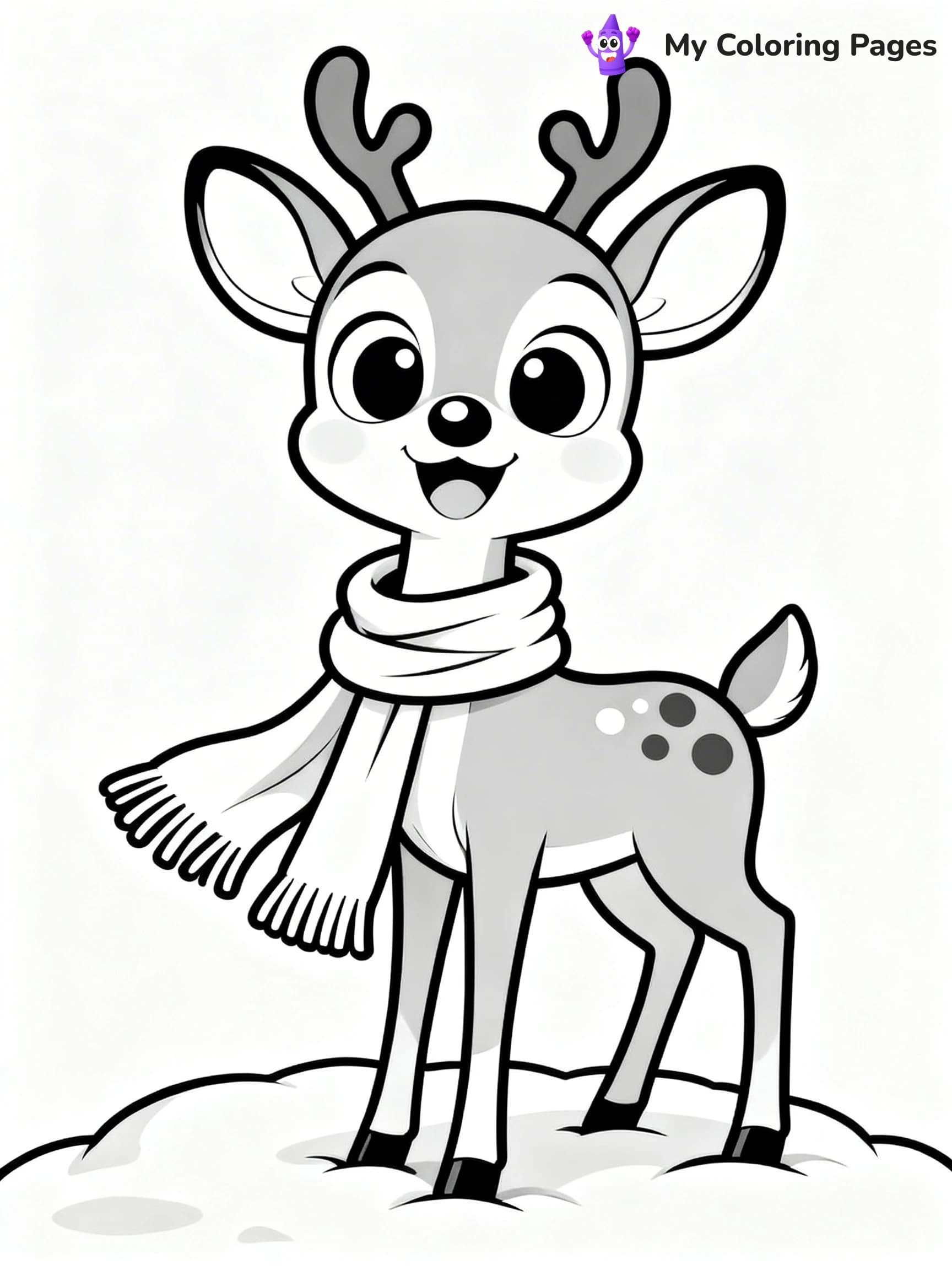 Rudolph the Red-Nosed Reindeer Coloring Pages - 13
