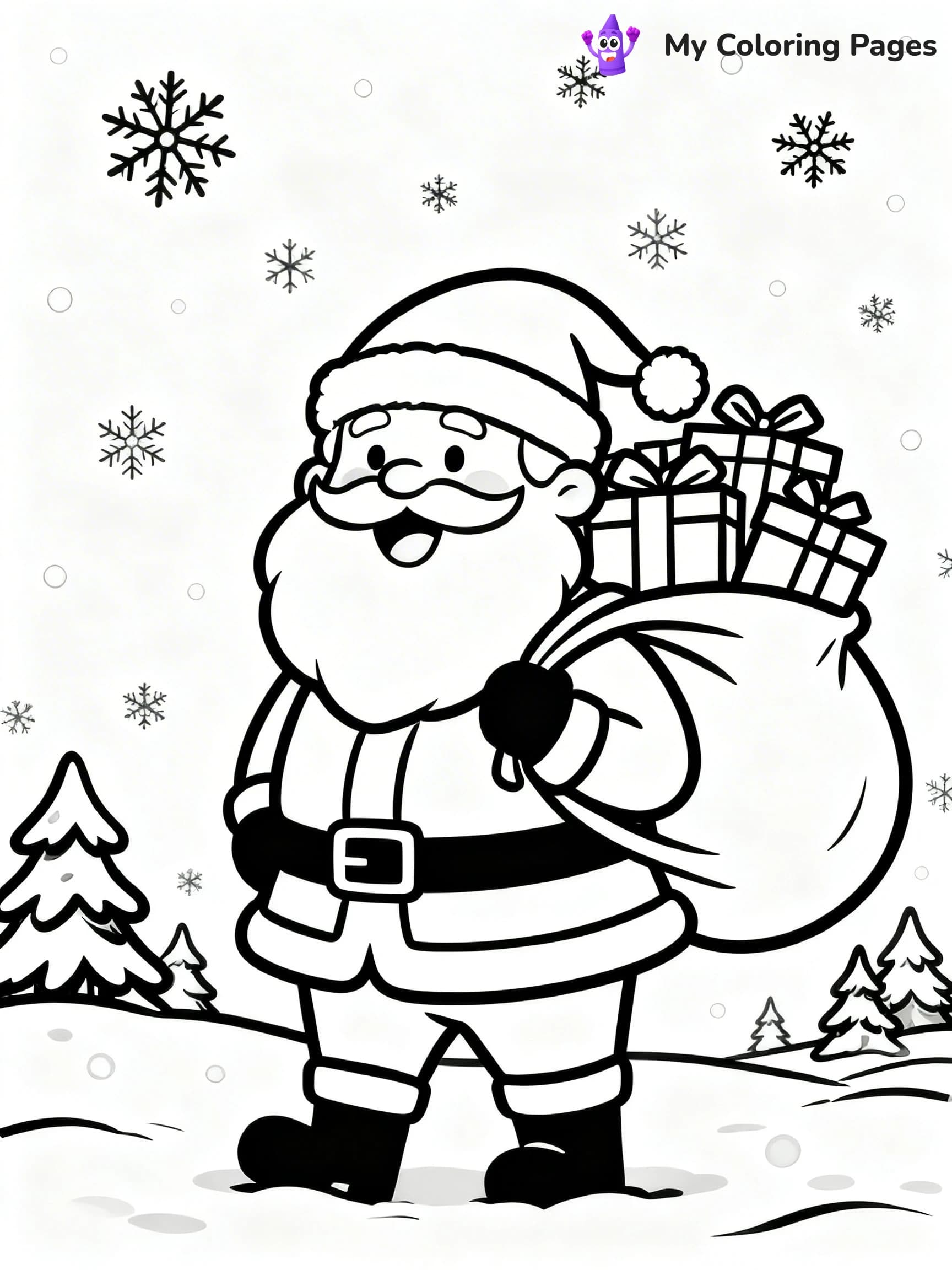 Rudolph the Red-Nosed Reindeer Coloring Pages - 12