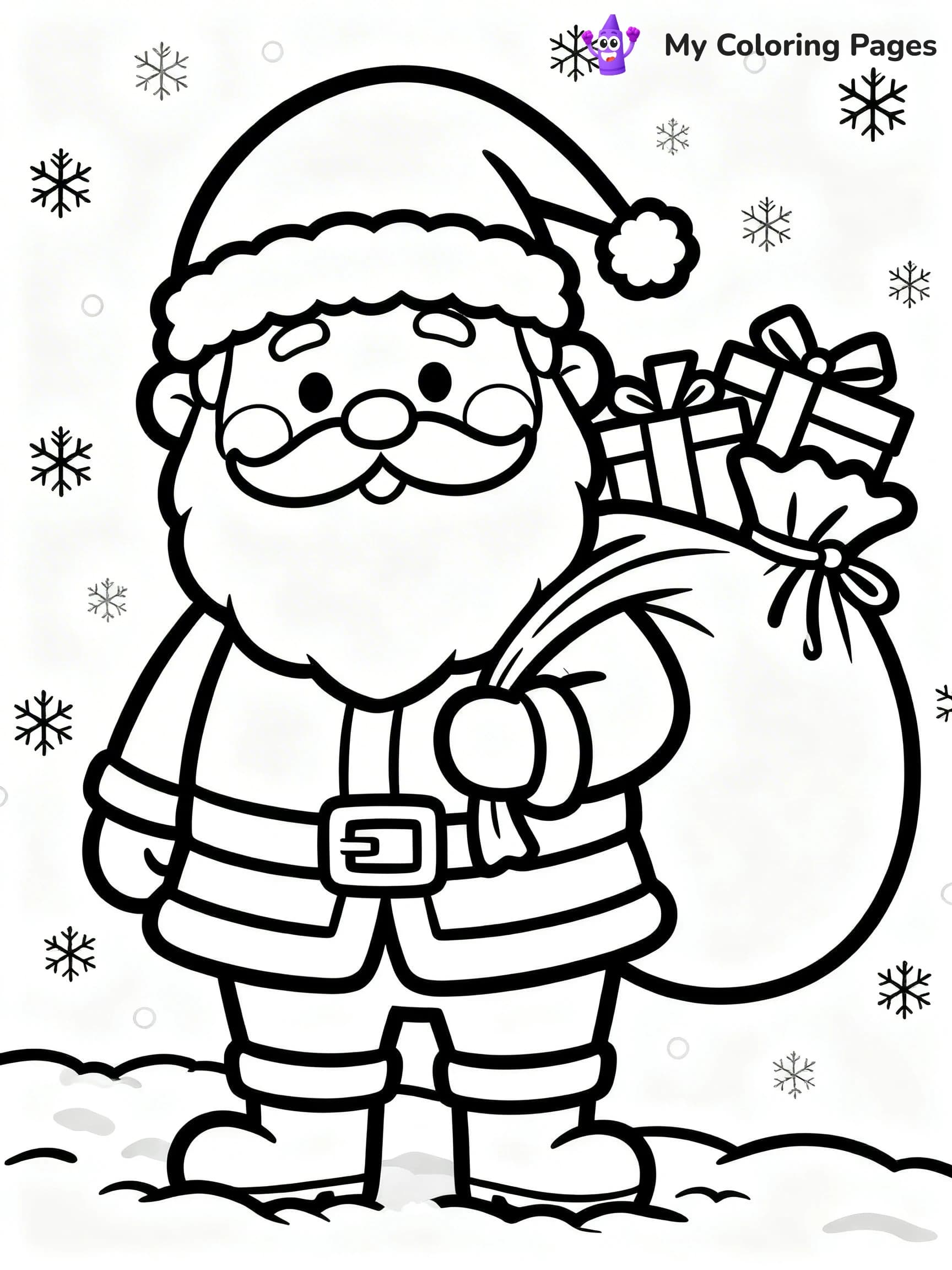 Rudolph the Red-Nosed Reindeer Coloring Pages - 8
