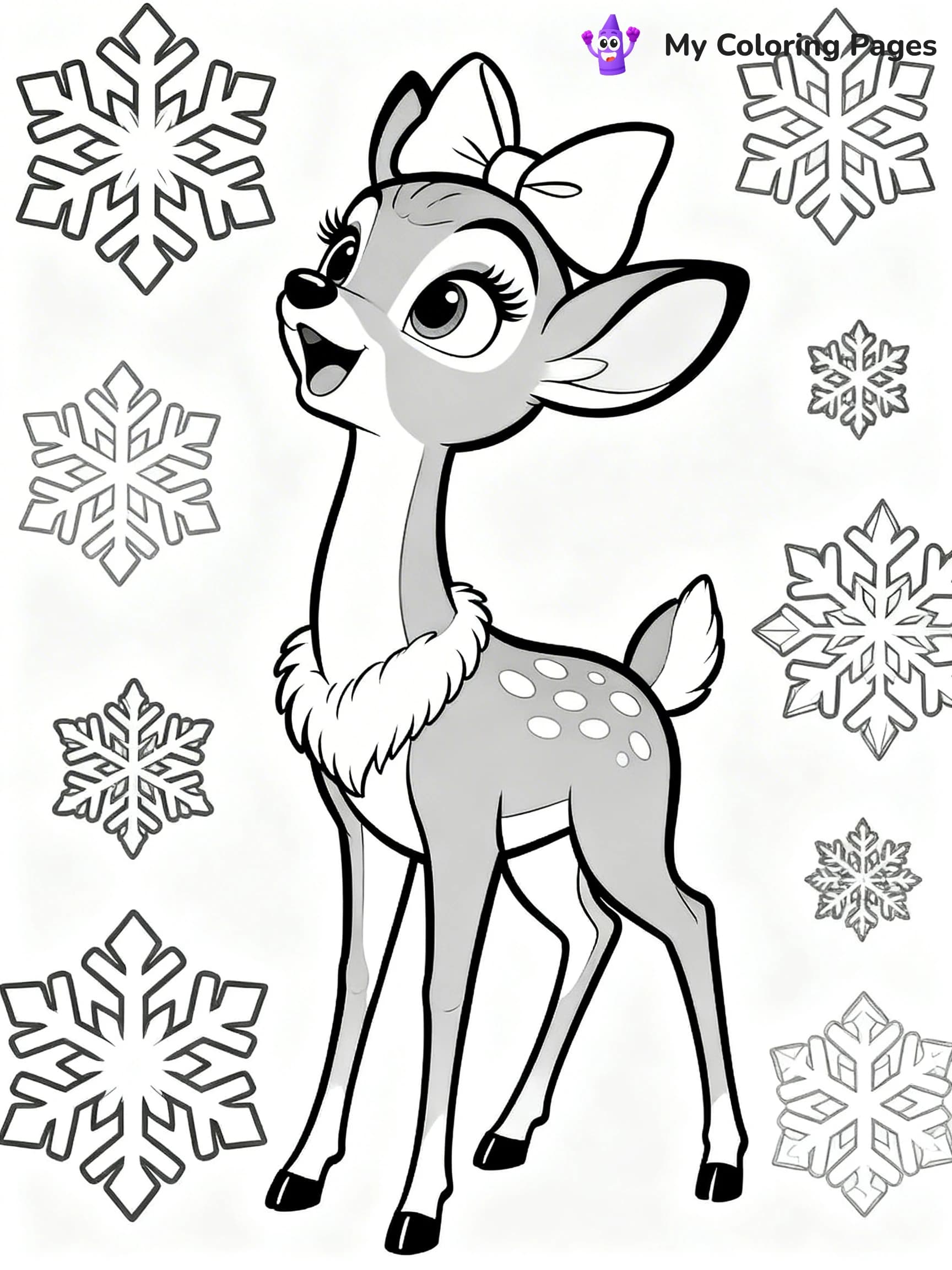 Rudolph the Red-Nosed Reindeer Coloring Pages - 7