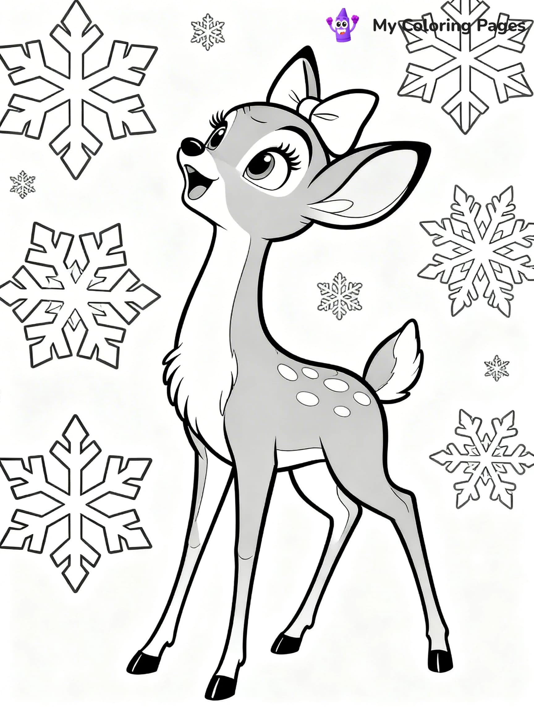 Rudolph the Red-Nosed Reindeer Coloring Pages - 6