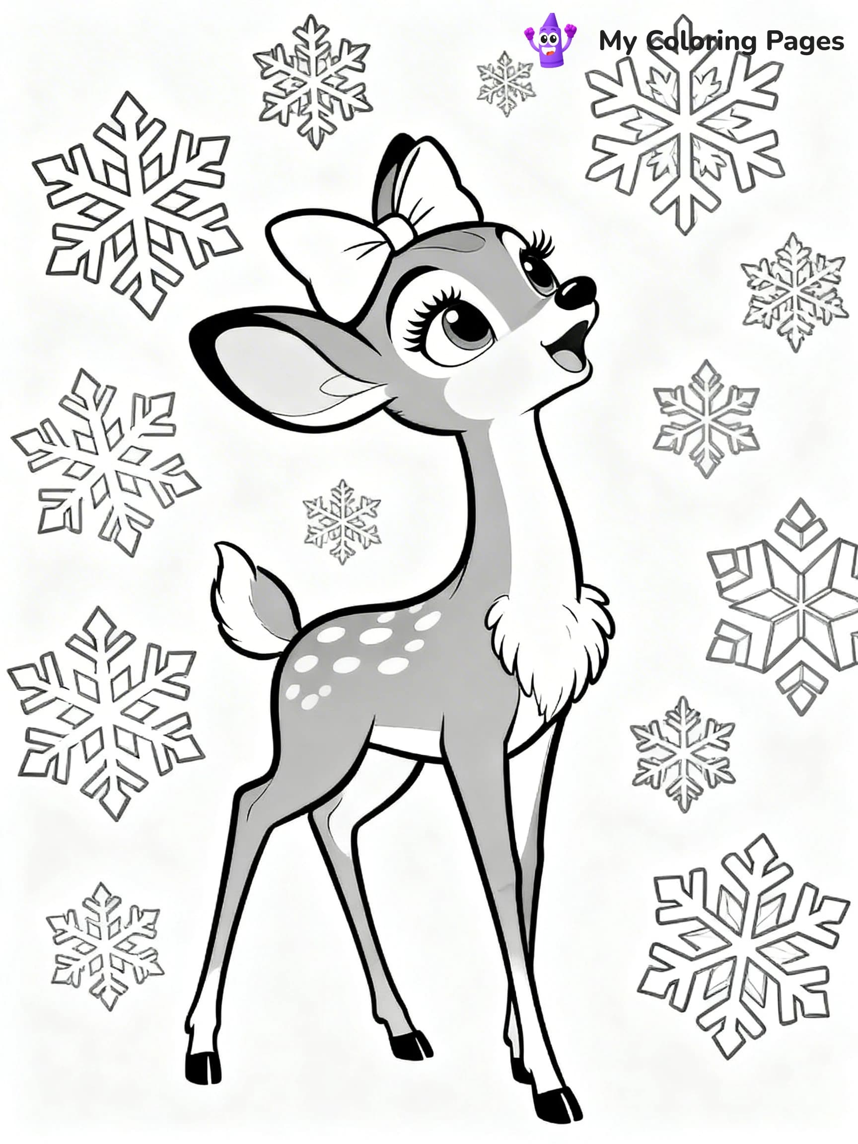 Rudolph the Red-Nosed Reindeer Coloring Pages - 5