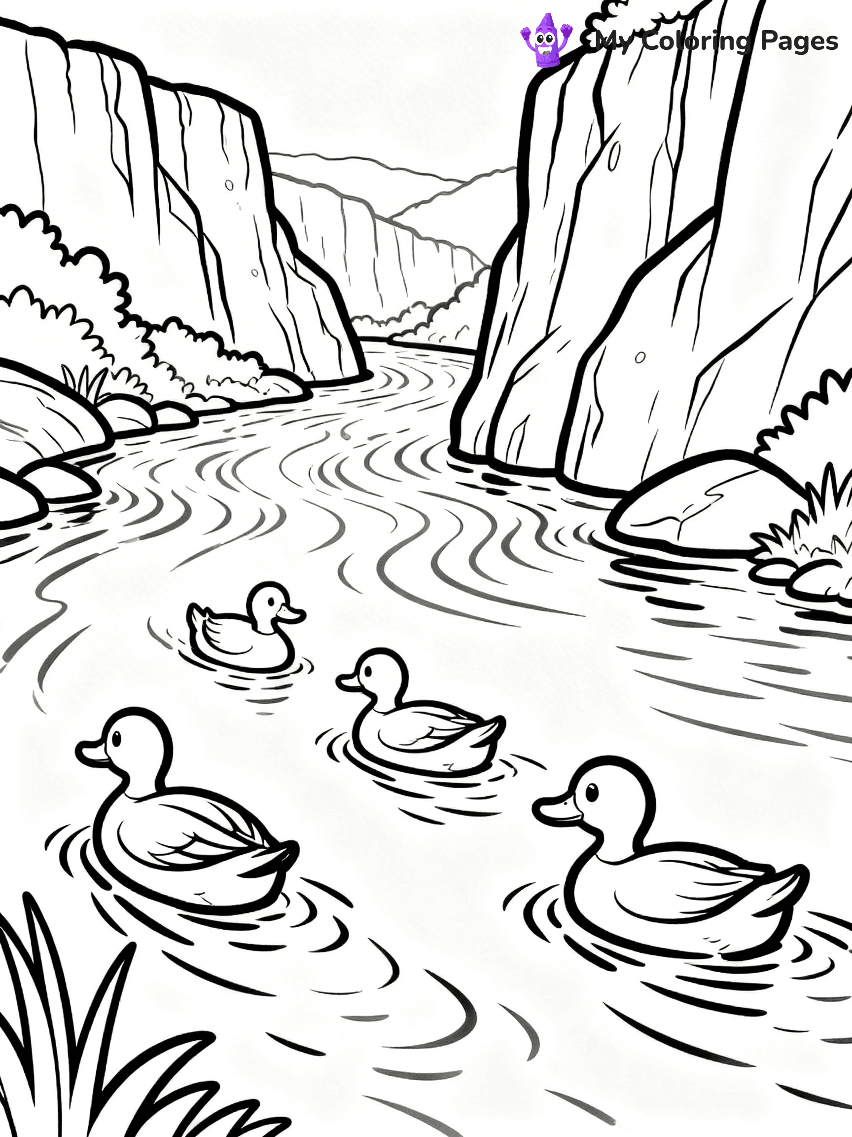River Coloring Pages - 19