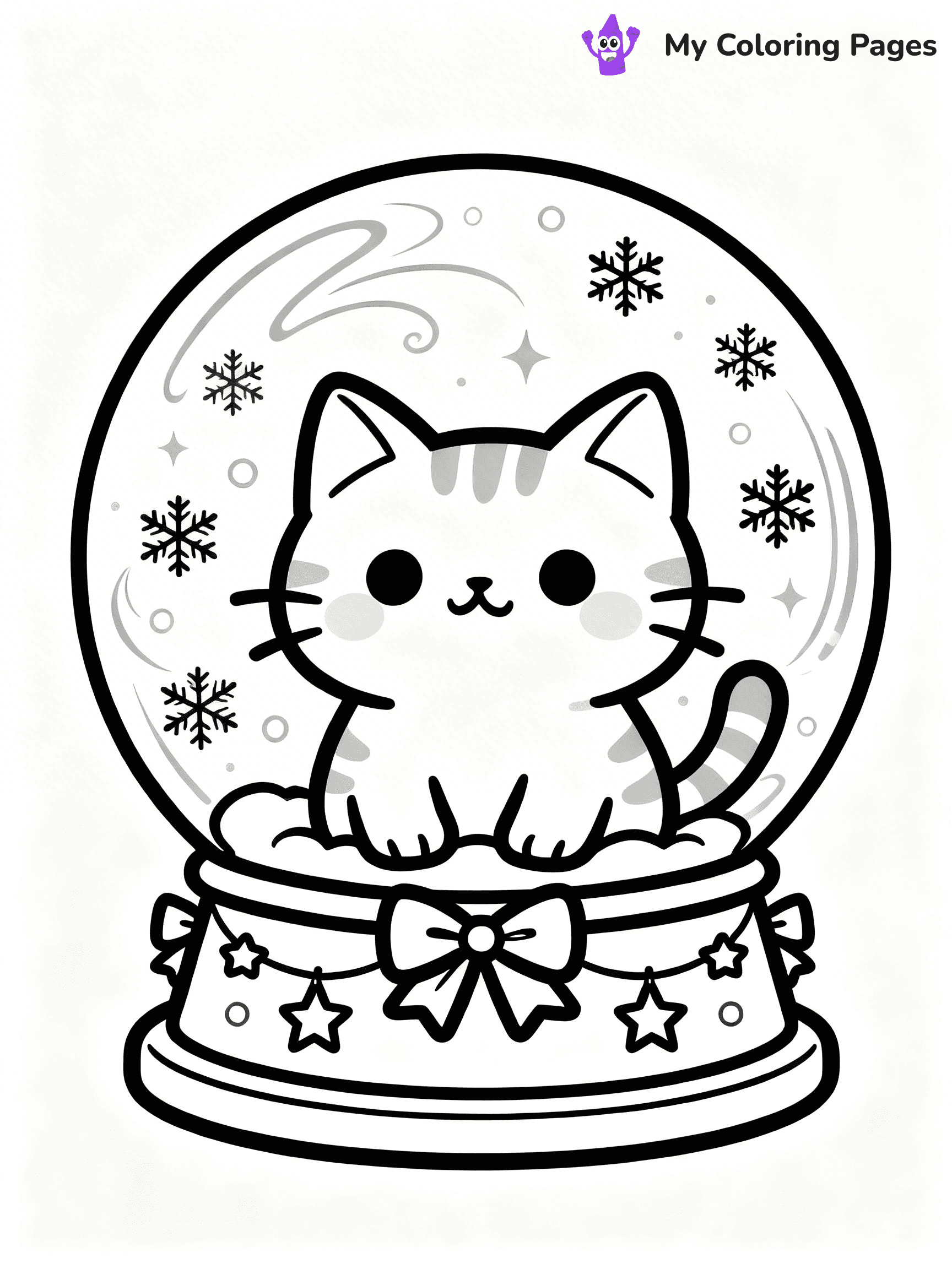 Cartoon Cat Coloring Pages - 94