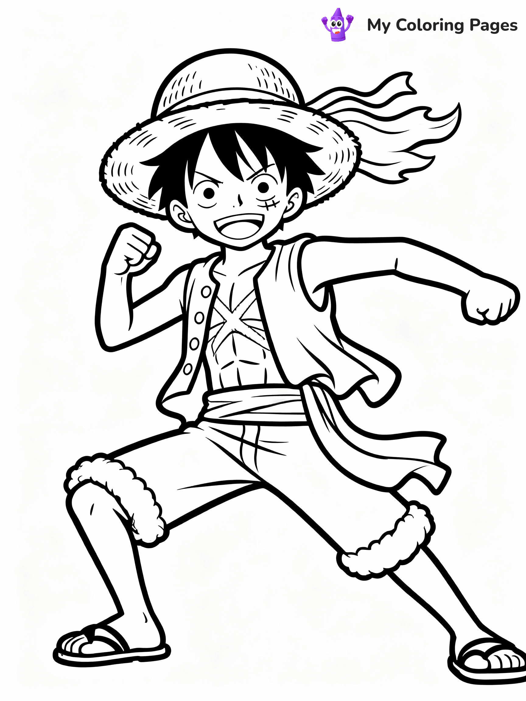 Luffy Coloring Pages - 15