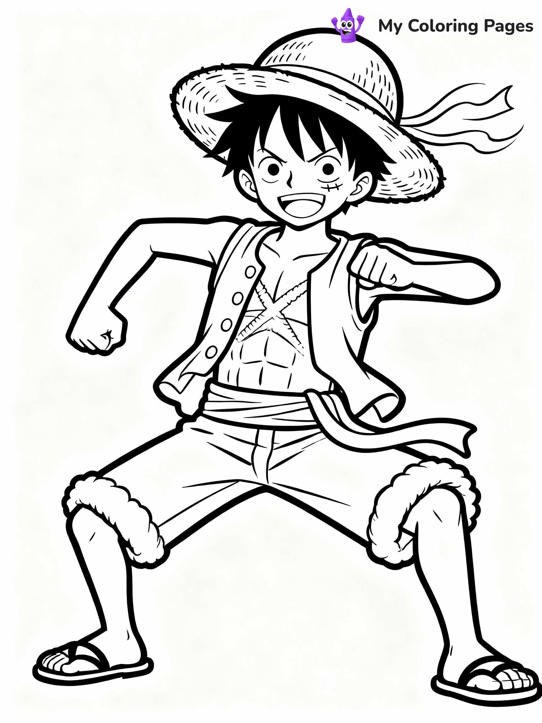 Luffy Coloring Pages - 14