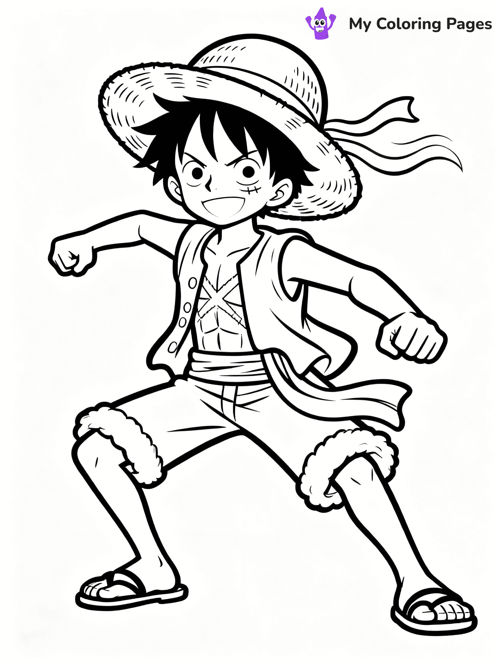 Luffy Coloring Pages - 13