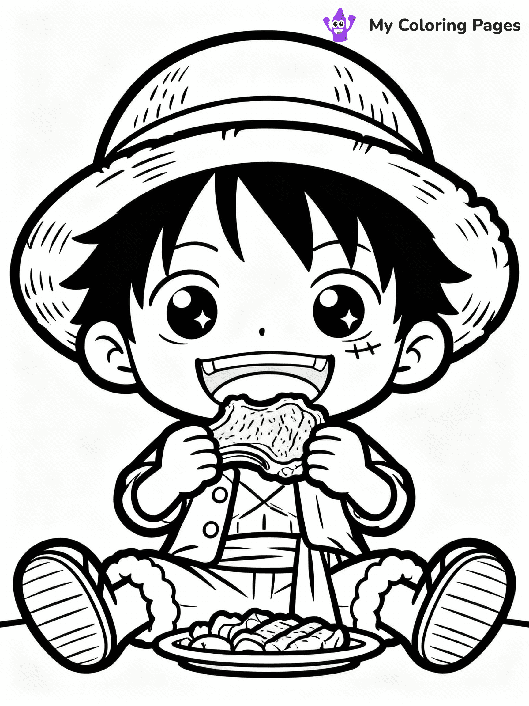 Luffy Coloring Pages - 10
