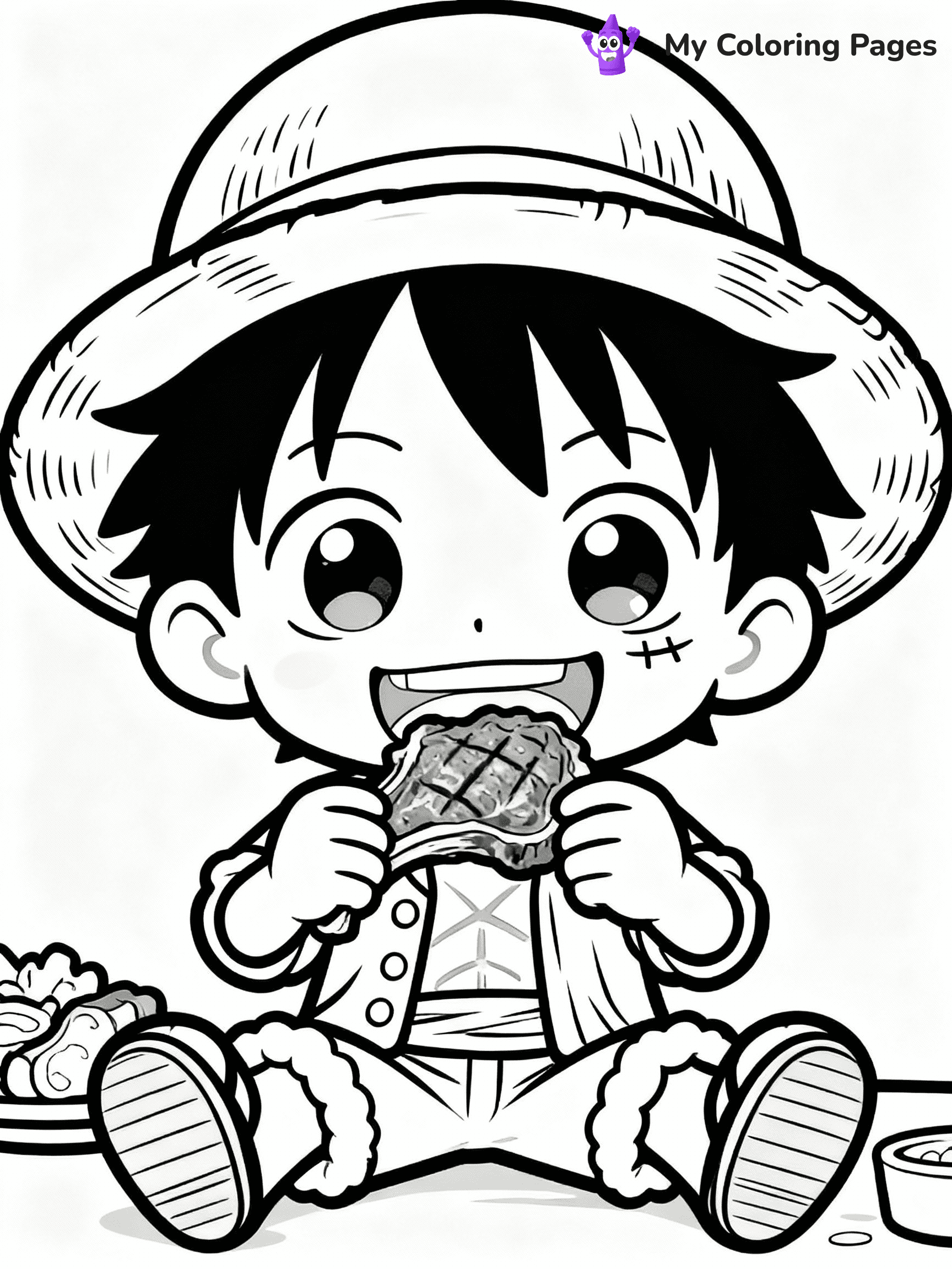 Luffy Coloring Pages - 8