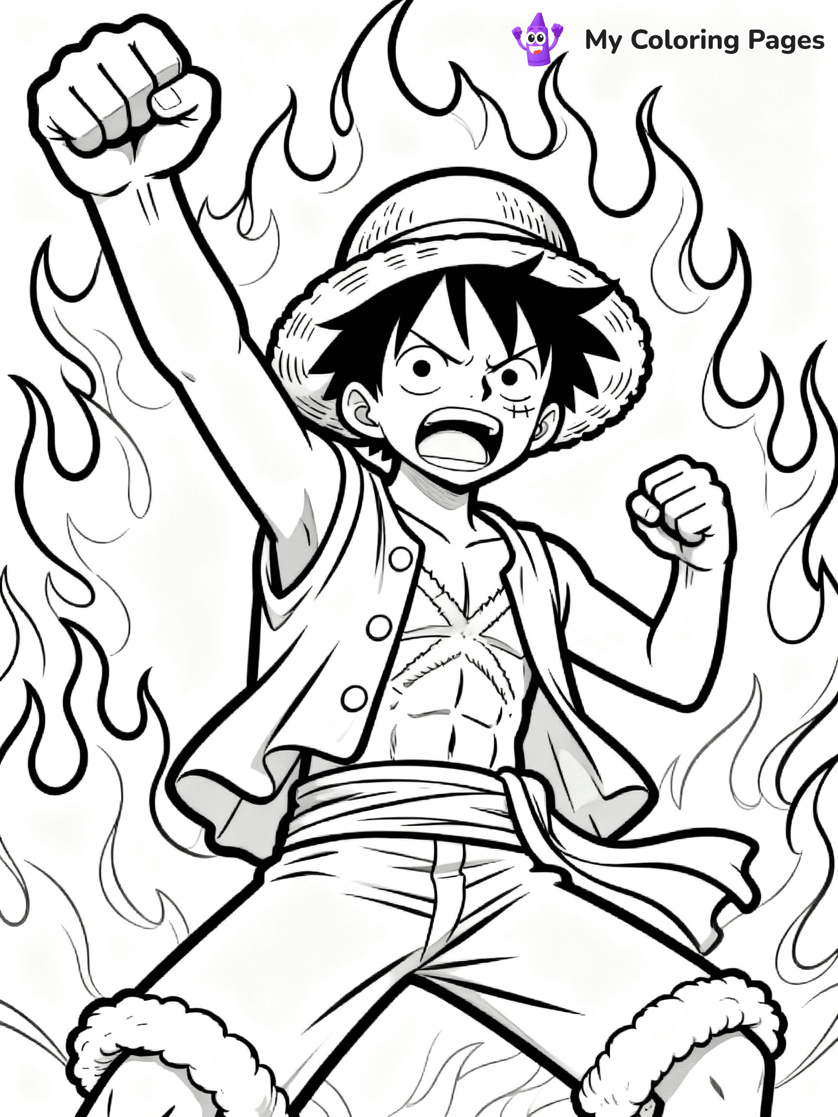 Luffy Coloring Pages - 4