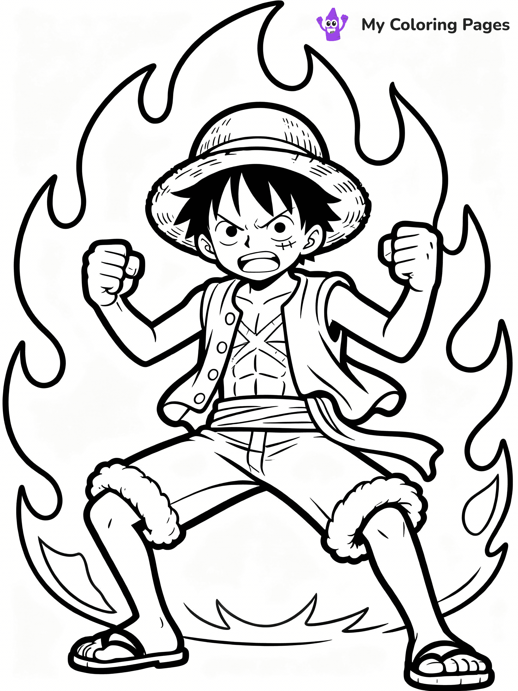 Luffy Coloring Pages - 3